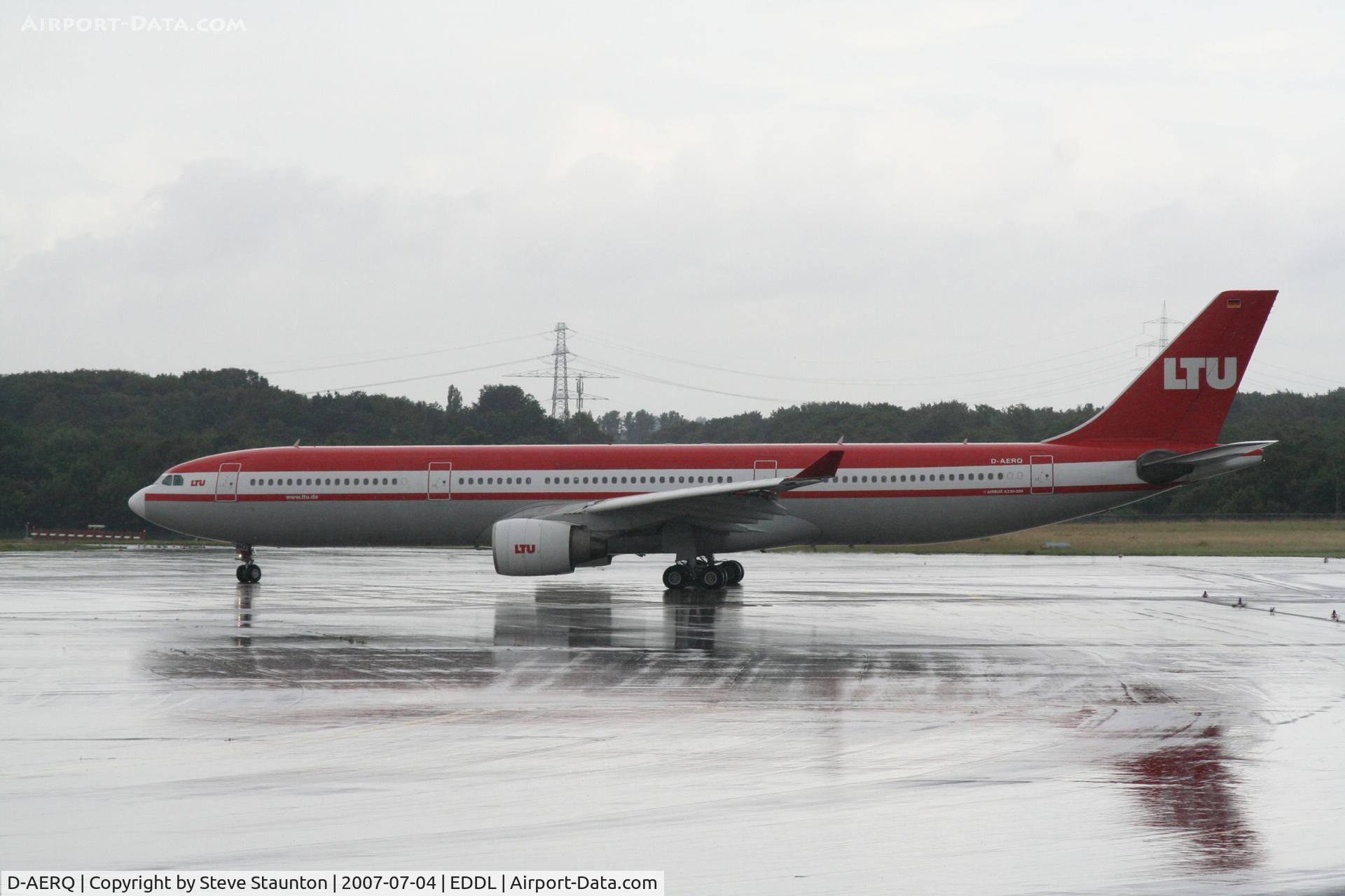 D-AERQ, 1996 Airbus A330-322 C/N 127, Taken at Dusseldorf July 2007