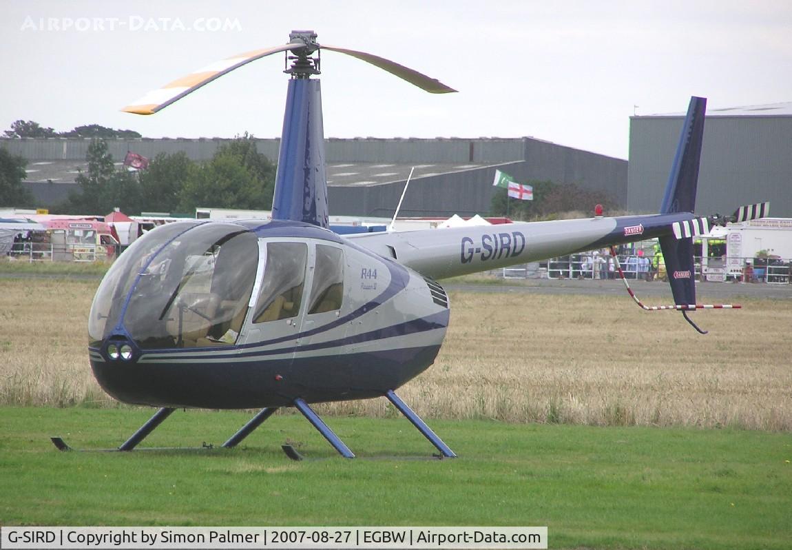 G-SIRD, 2007 Robinson R44 Raven II C/N 11745, R44 at Wellesbourne