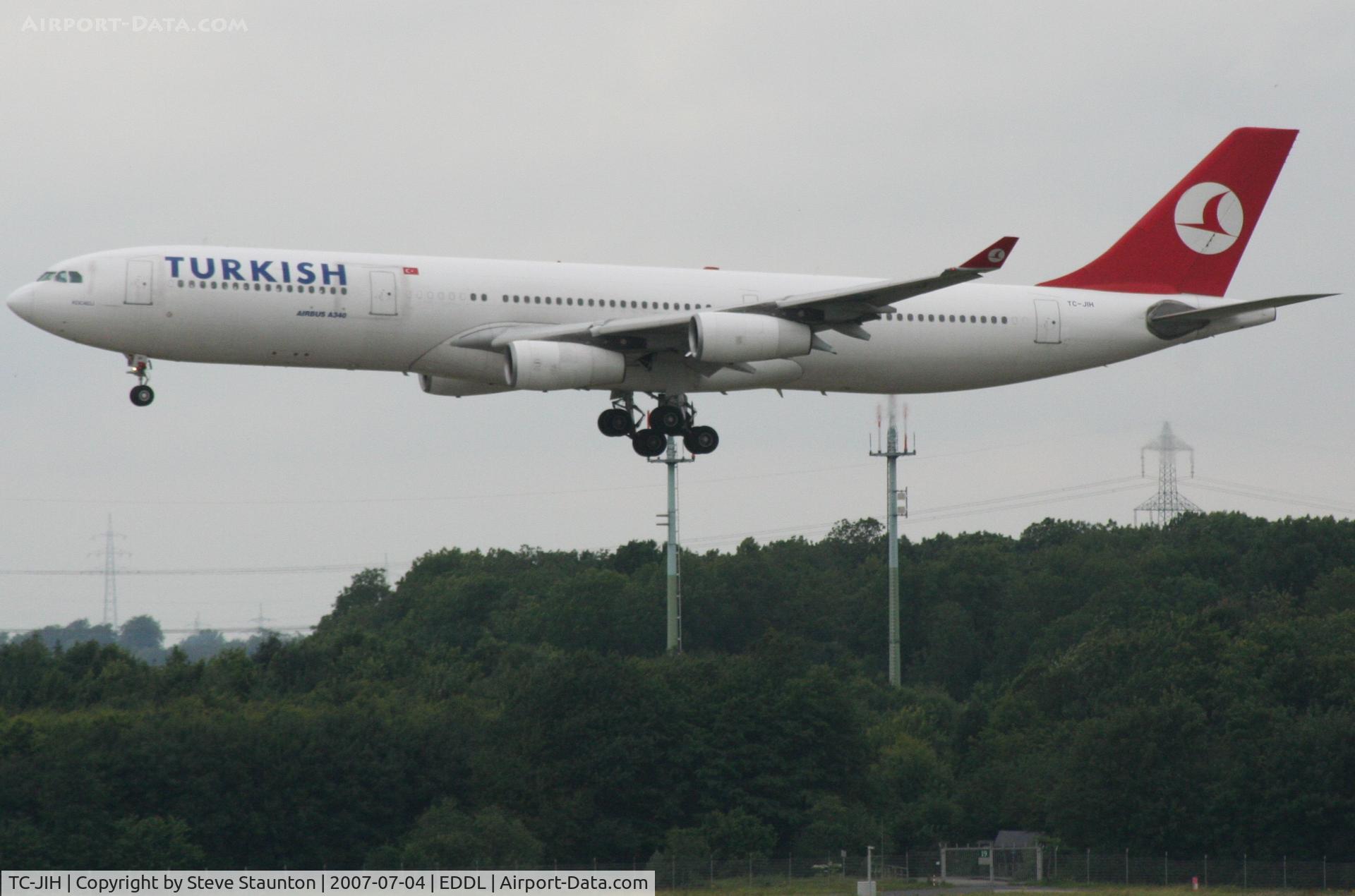 TC-JIH, 1999 Airbus A340-313 C/N 270, Taken at Dusseldorf July 2007