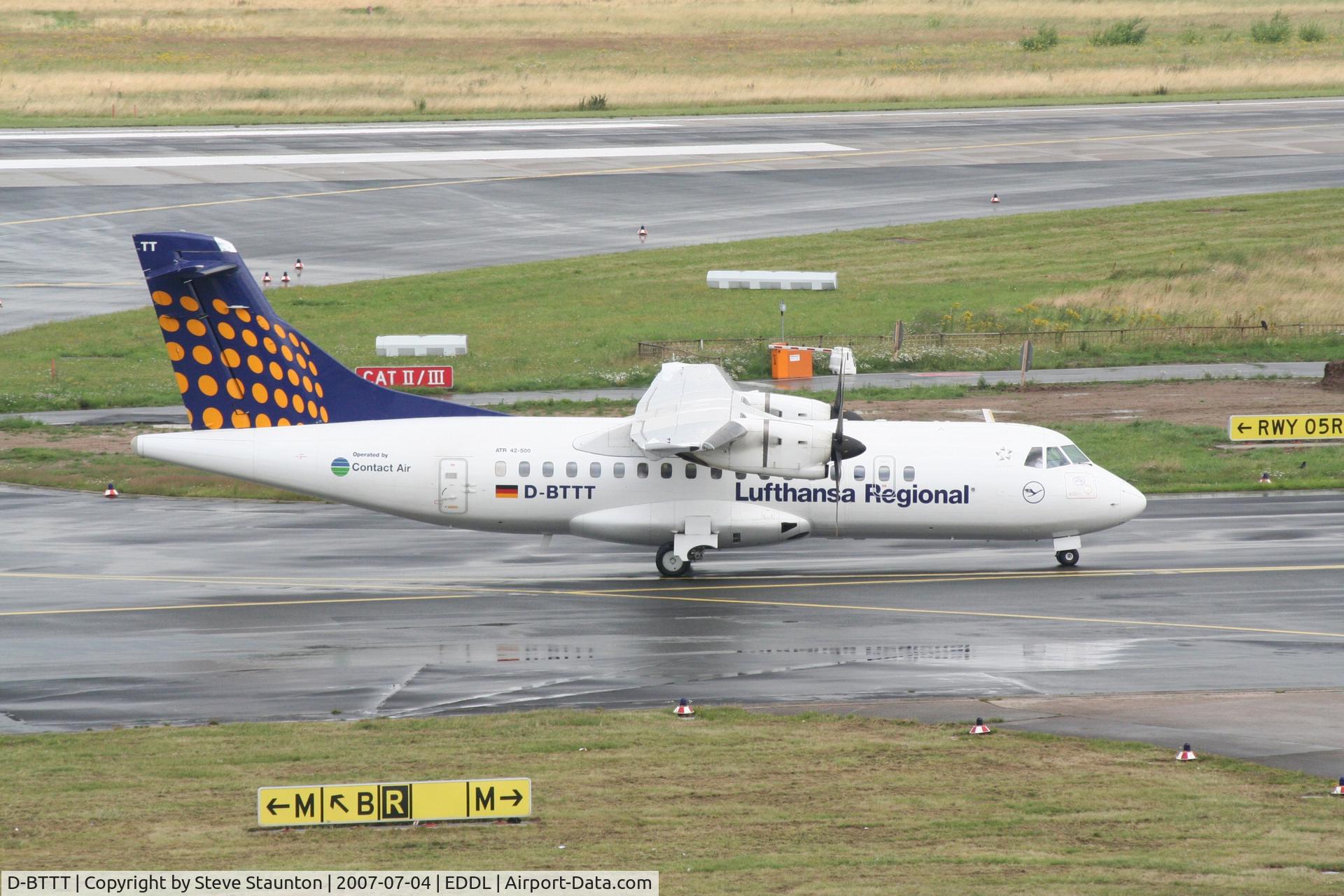 D-BTTT, 1999 ATR 42-500 C/N 603, Taken at Dusseldorf July 2007