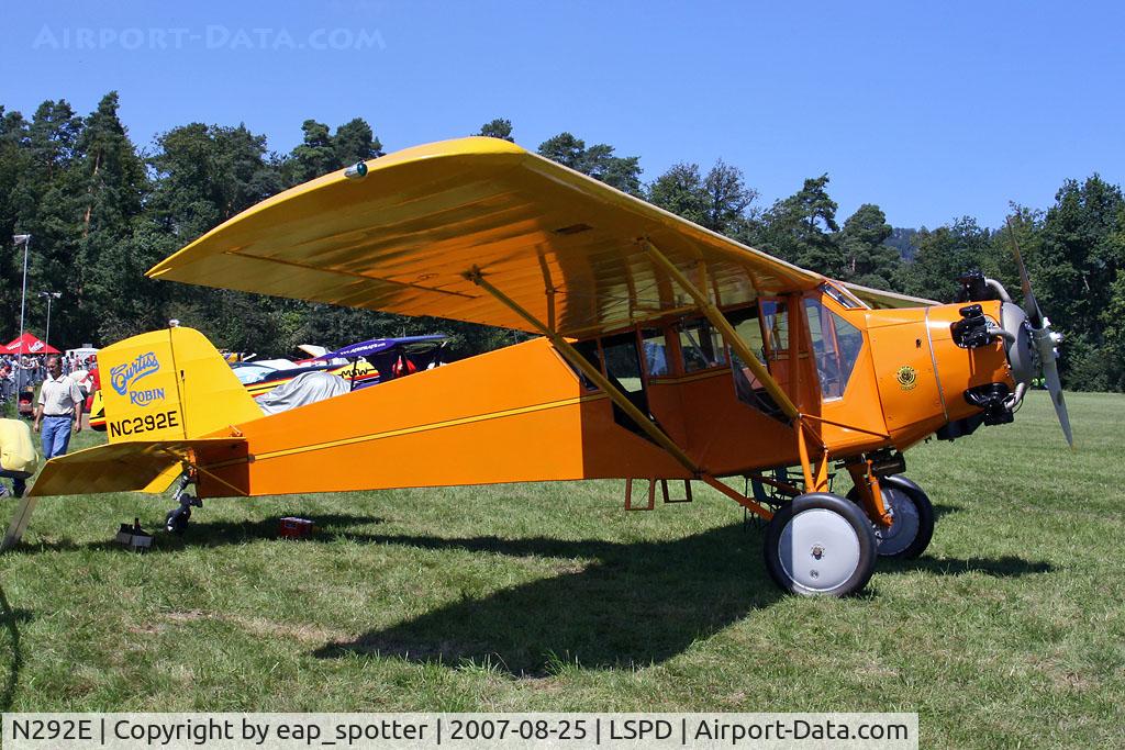N292E, 1929 Curtiss-Wright Robin J-1 C/N 130, airshow 2007 Dittingen