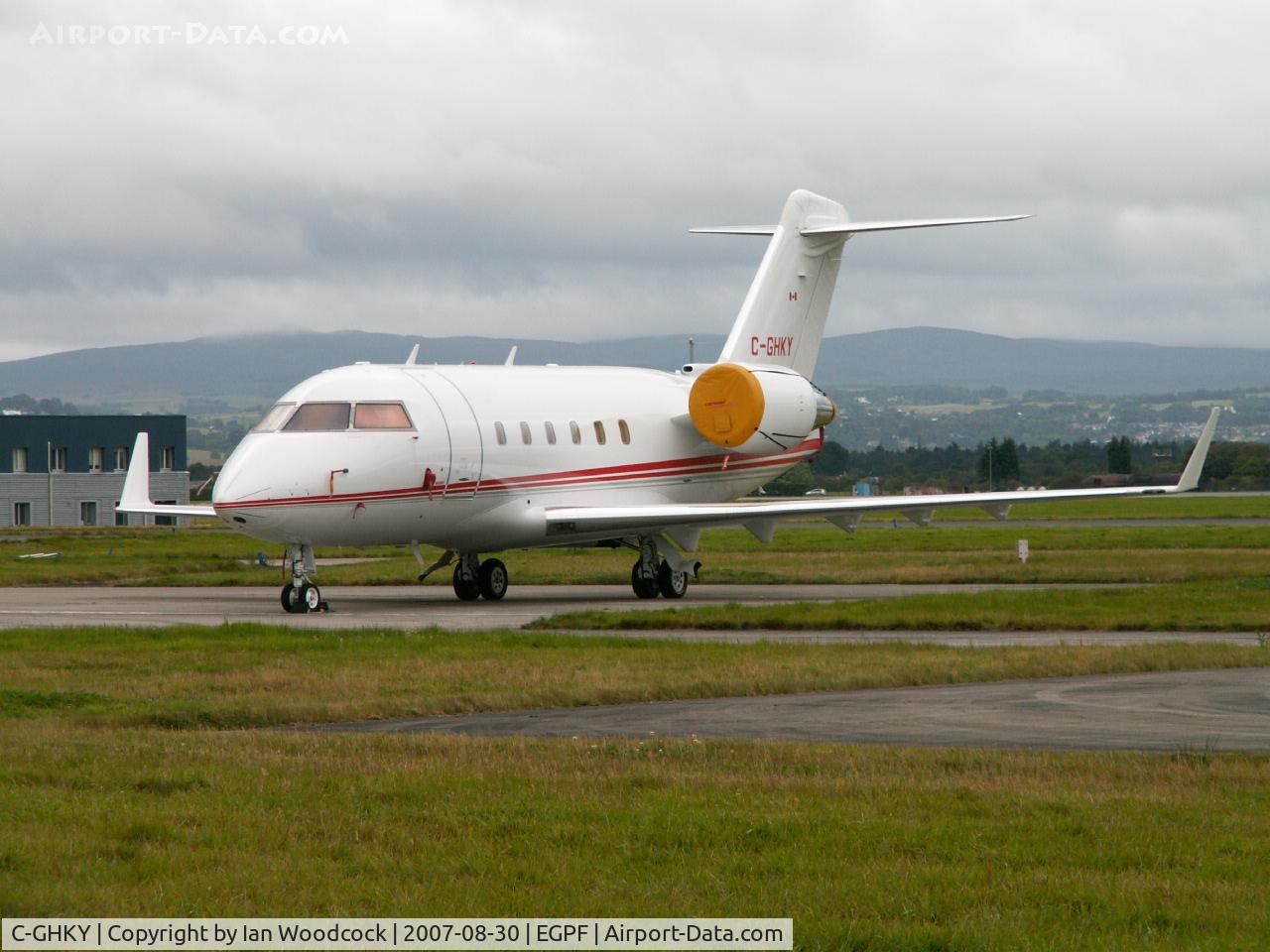 C-GHKY, 1997 Canadair Challenger 604 (CL-600-2B16) C/N 5343, Bombardier 604/Glasgow