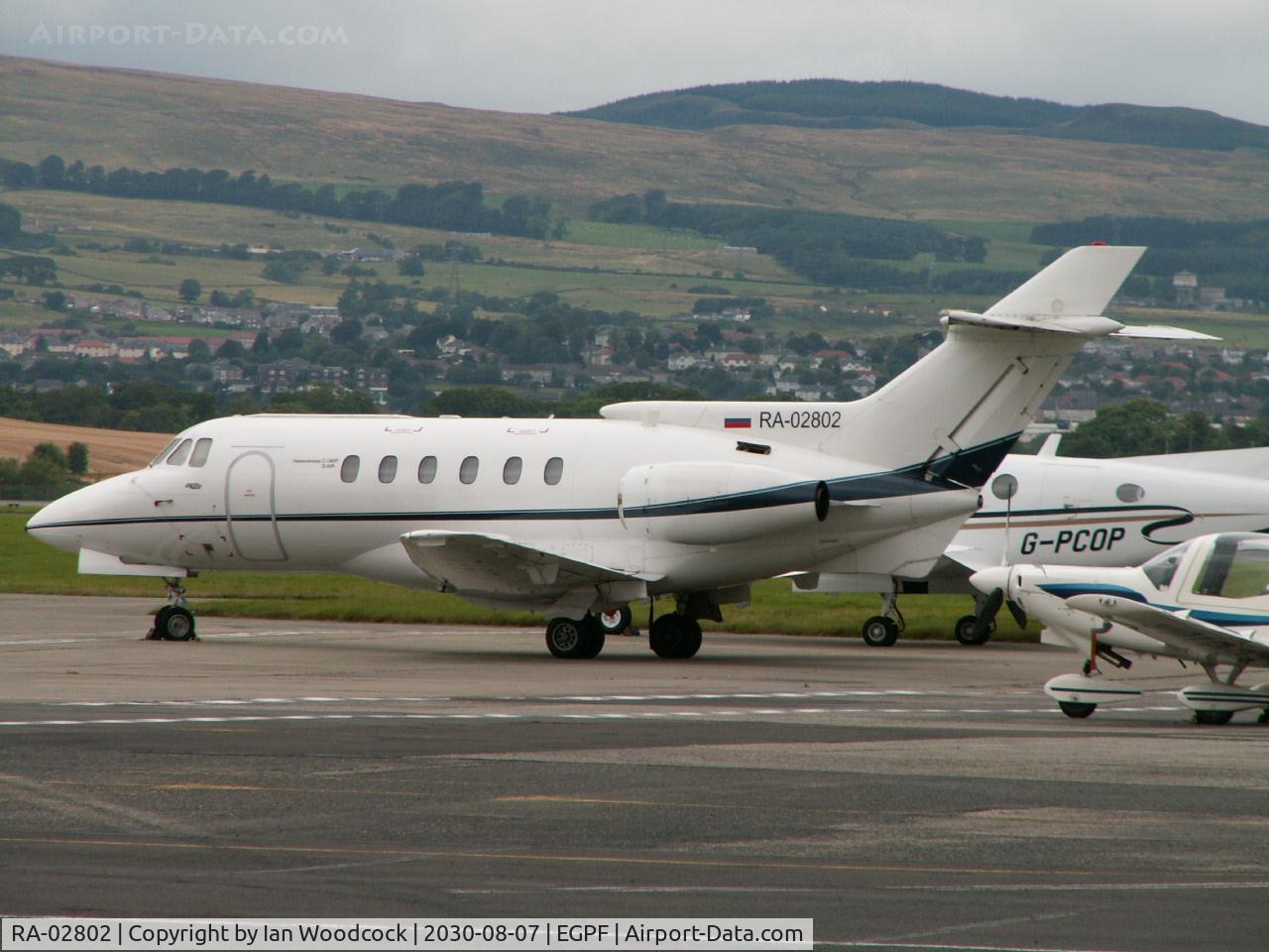 RA-02802, British Aerospace HS.125-700A C/N 257142, Hawker-Siddeley HS-125 700B/Glasgow