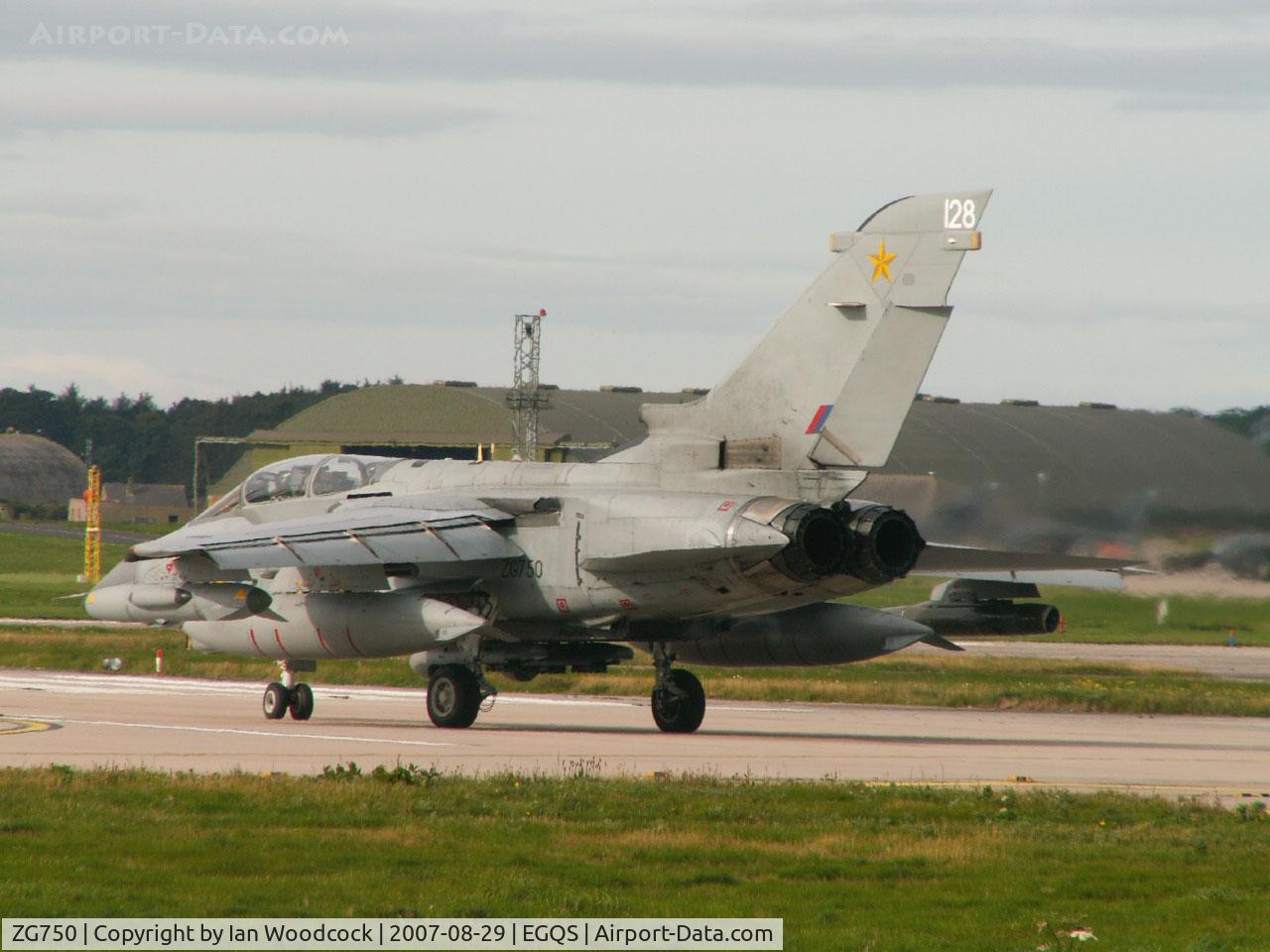 ZG750, 1991 Panavia Tornado GR.4 C/N 862/BT051/3420, BAe Panavia Tornado GR.4T/Royal Air Force/RAF Lossiemouth
