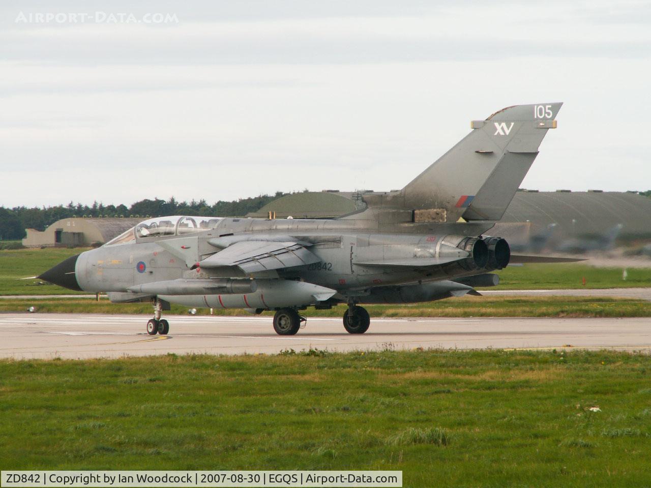 ZD842, 1985 Panavia Tornado GR.4 C/N 423/BT044/3193, BAe Panavia Tornado GR.4T/Royal Air Force/RAF Lossiemouth