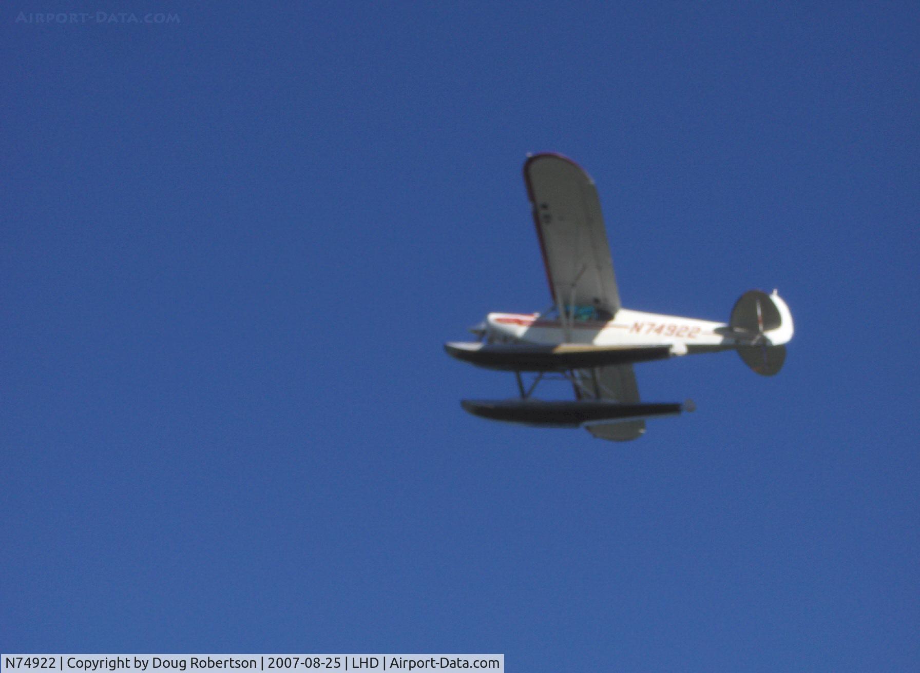 N74922, 1975 Piper PA-18-150 Super Cub C/N 18-7509097, 1975 Piper PA-18-150 SUPER CUB, Lycoming O-320 150 Hp, takeoff climb