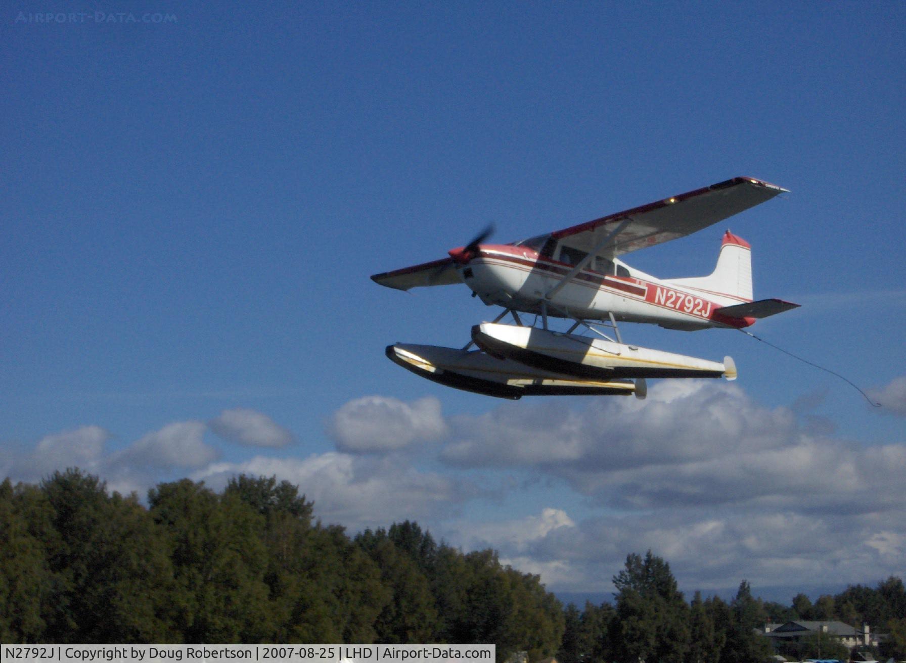 N2792J, 1969 Cessna A185E Skywagon 185 C/N 185-1542, 1969 Cessna A185E SKYWAGON, Continental IO-520-D 300 Hp, multiple certififcation, takeoff climb