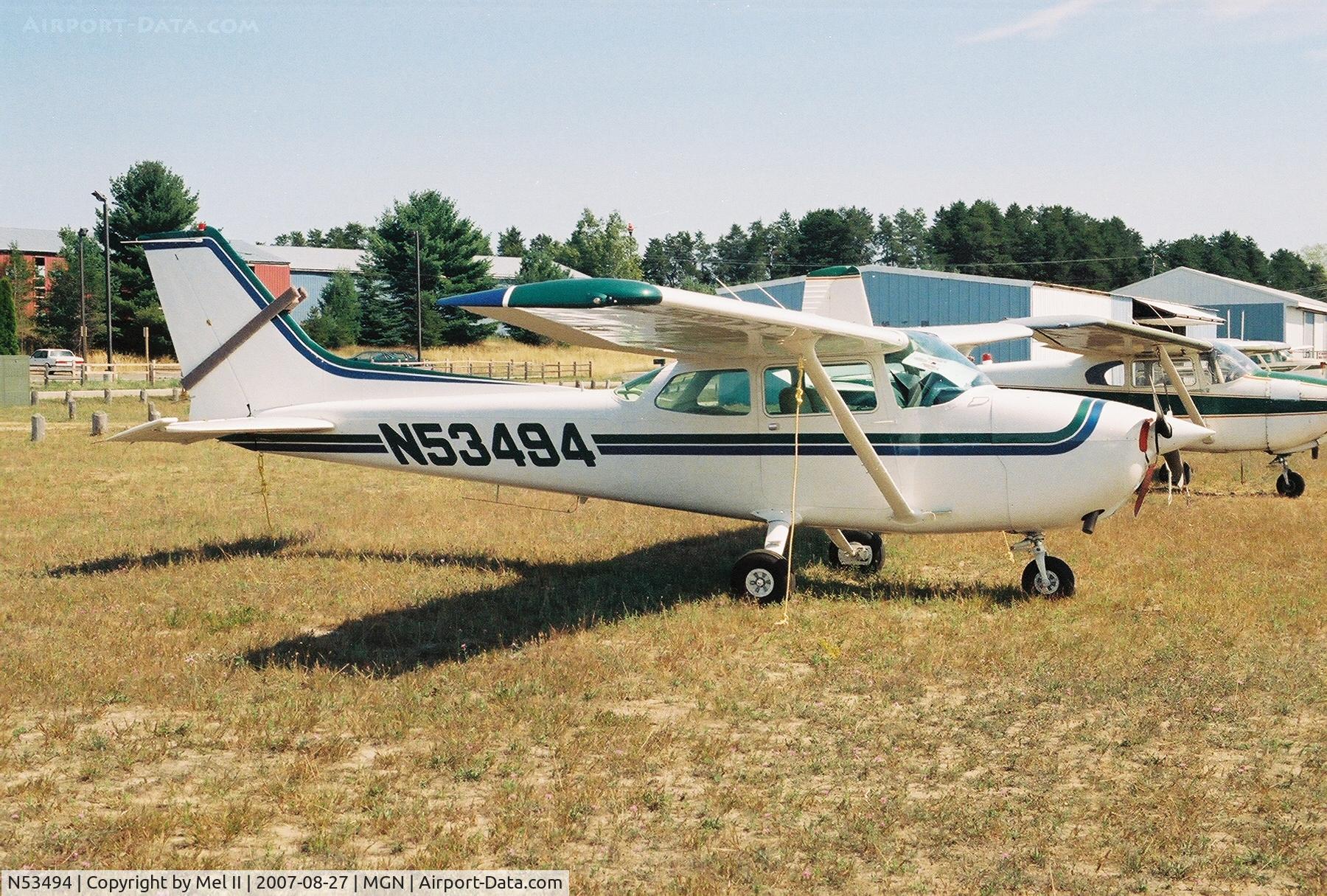 N53494, 1981 Cessna 172P C/N 17274765, Parked @ Harbor Springs Airport (MGN)