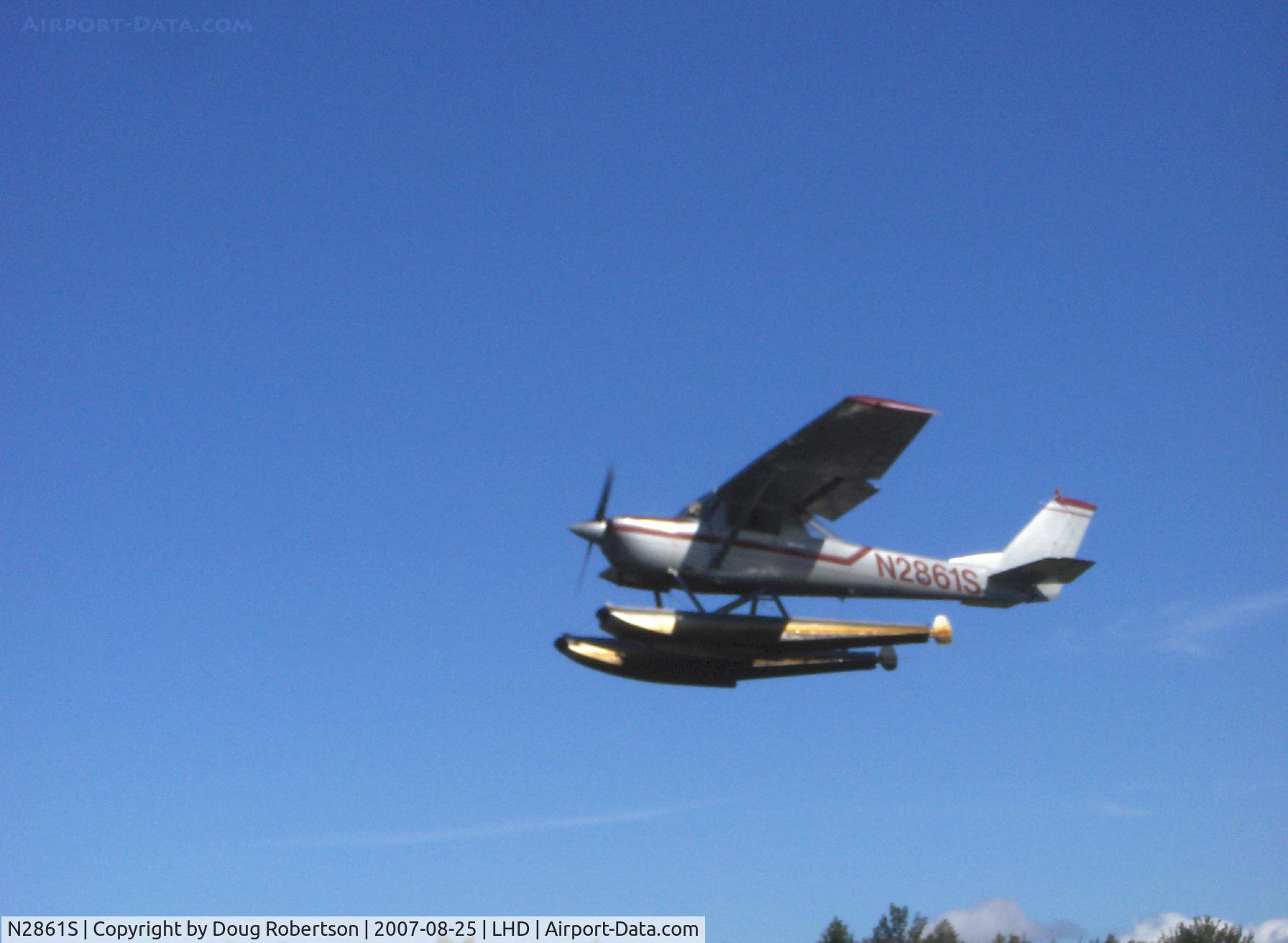 N2861S, 1967 Cessna 150G C/N 15066761, 1967 Cessna 150G, Continental O-200 100 Hp, takeoff climb