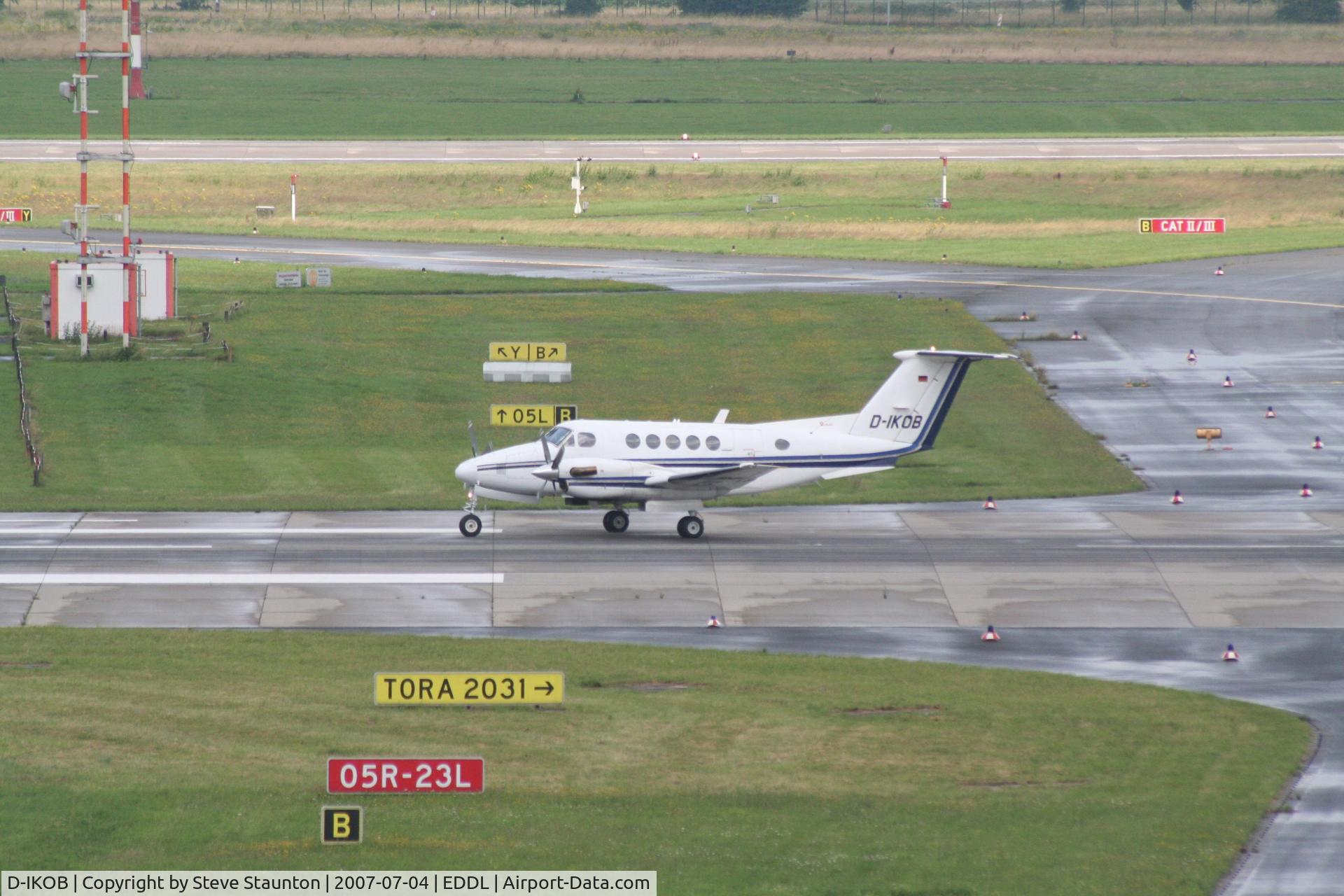 D-IKOB, 1981 Beech B200 King Air King Air C/N BB-921, Taken at Dusseldorf July 2007