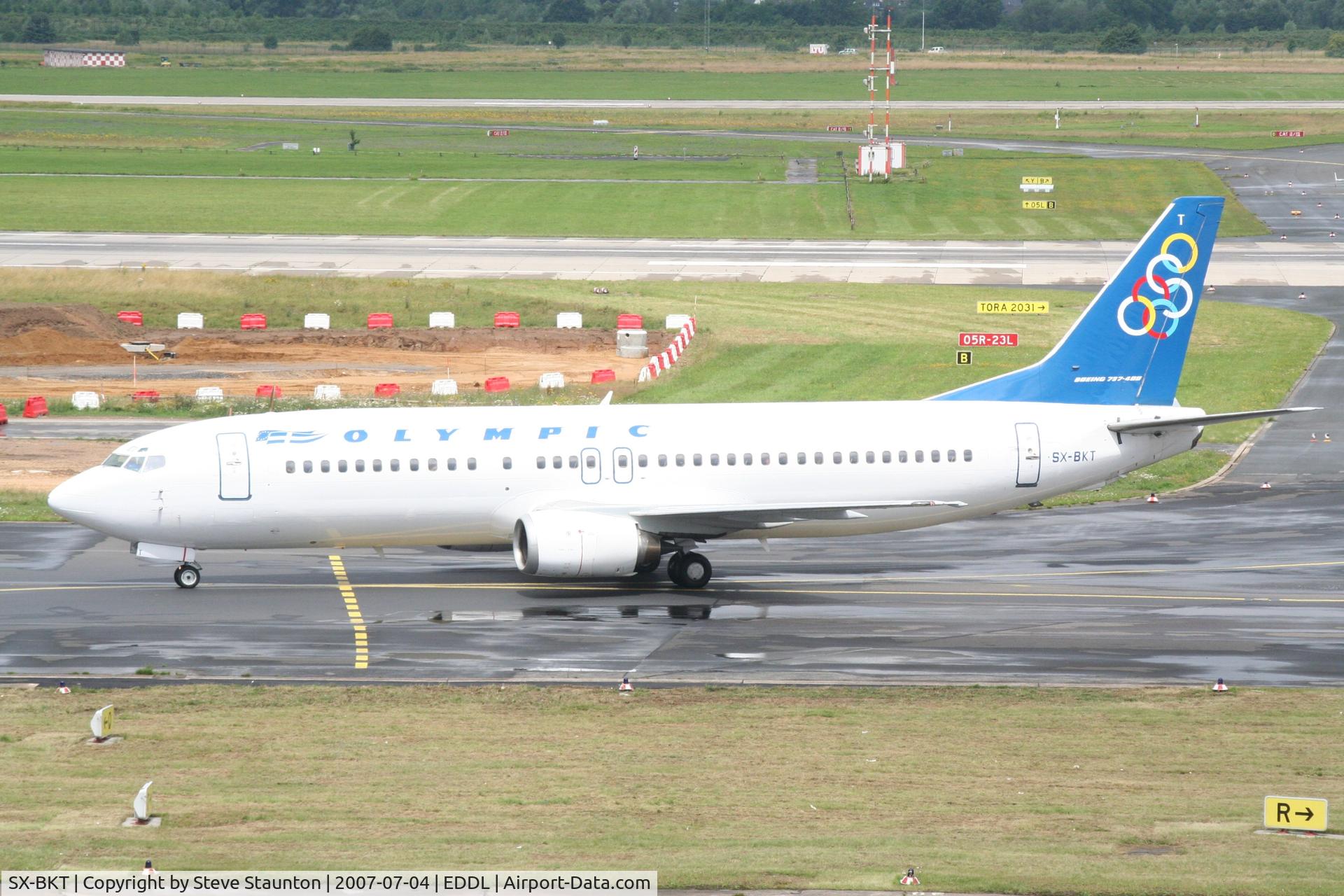 SX-BKT, 1995 Boeing 737-4Q8 C/N 25377, Taken at Dusseldorf July 2007