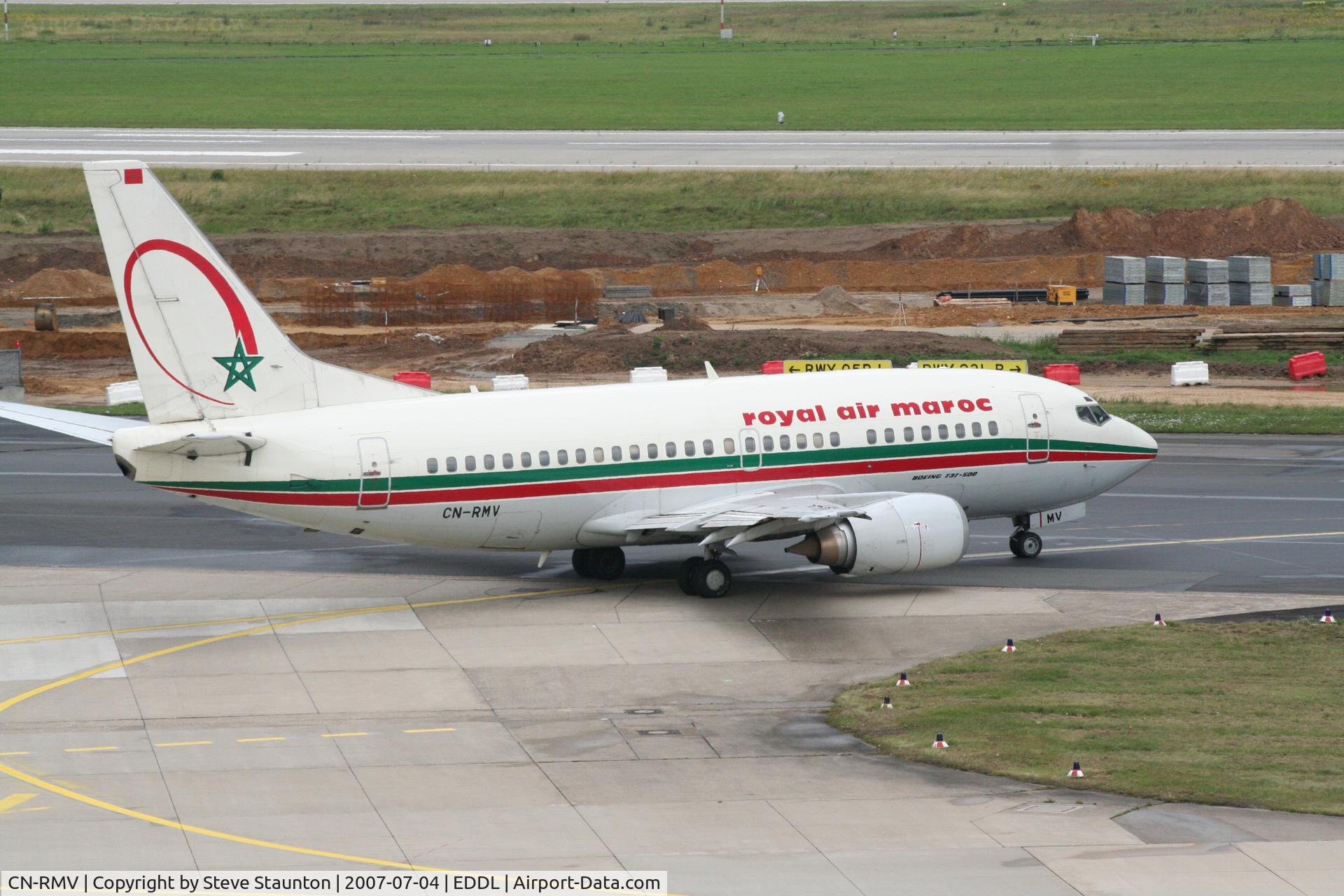 CN-RMV, 1991 Boeing 737-5B6 C/N 25317, Taken at Dusseldorf July 2007