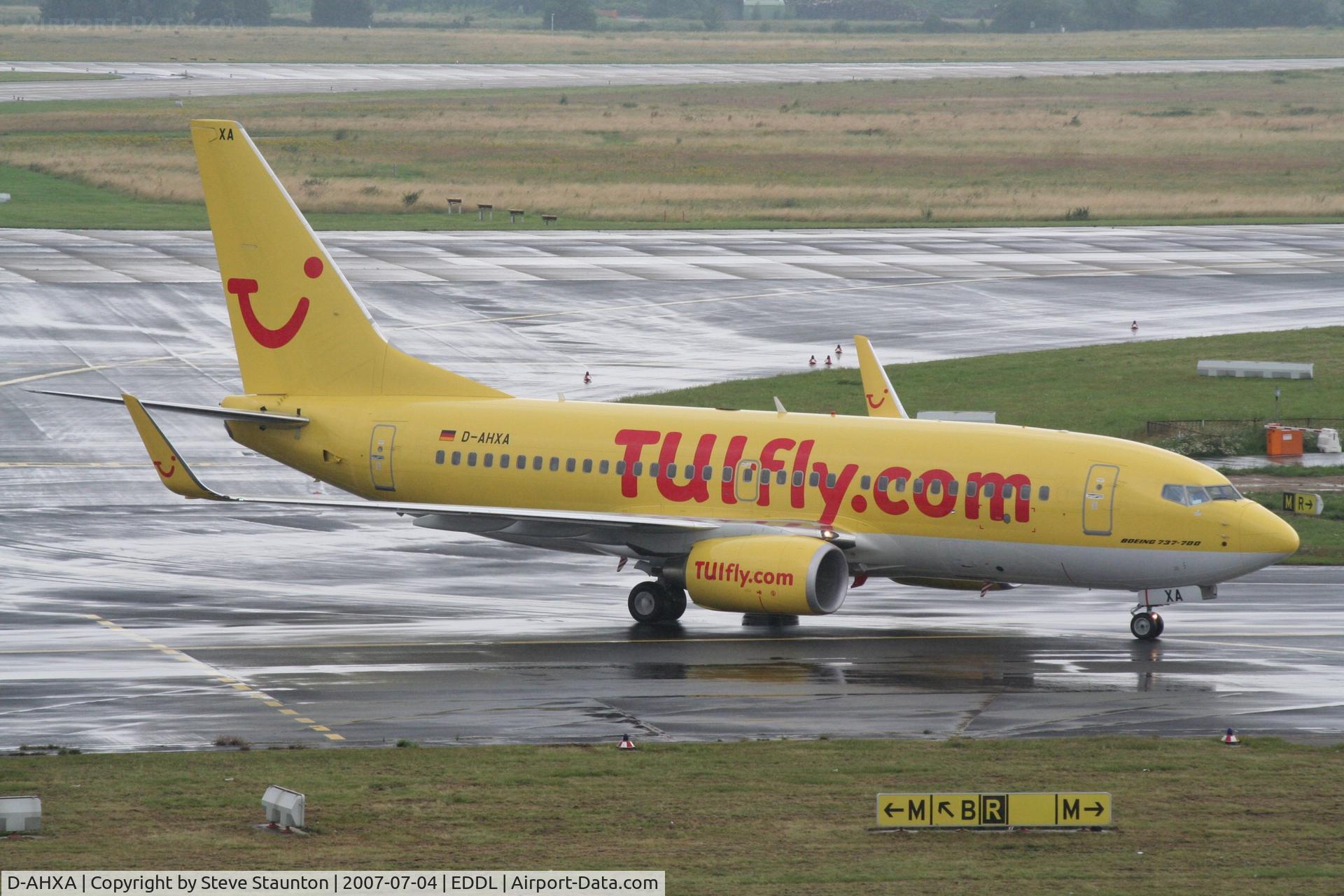 D-AHXA, 2007 Boeing 737-7K5 C/N 30714, Taken at Dusseldorf July 2007