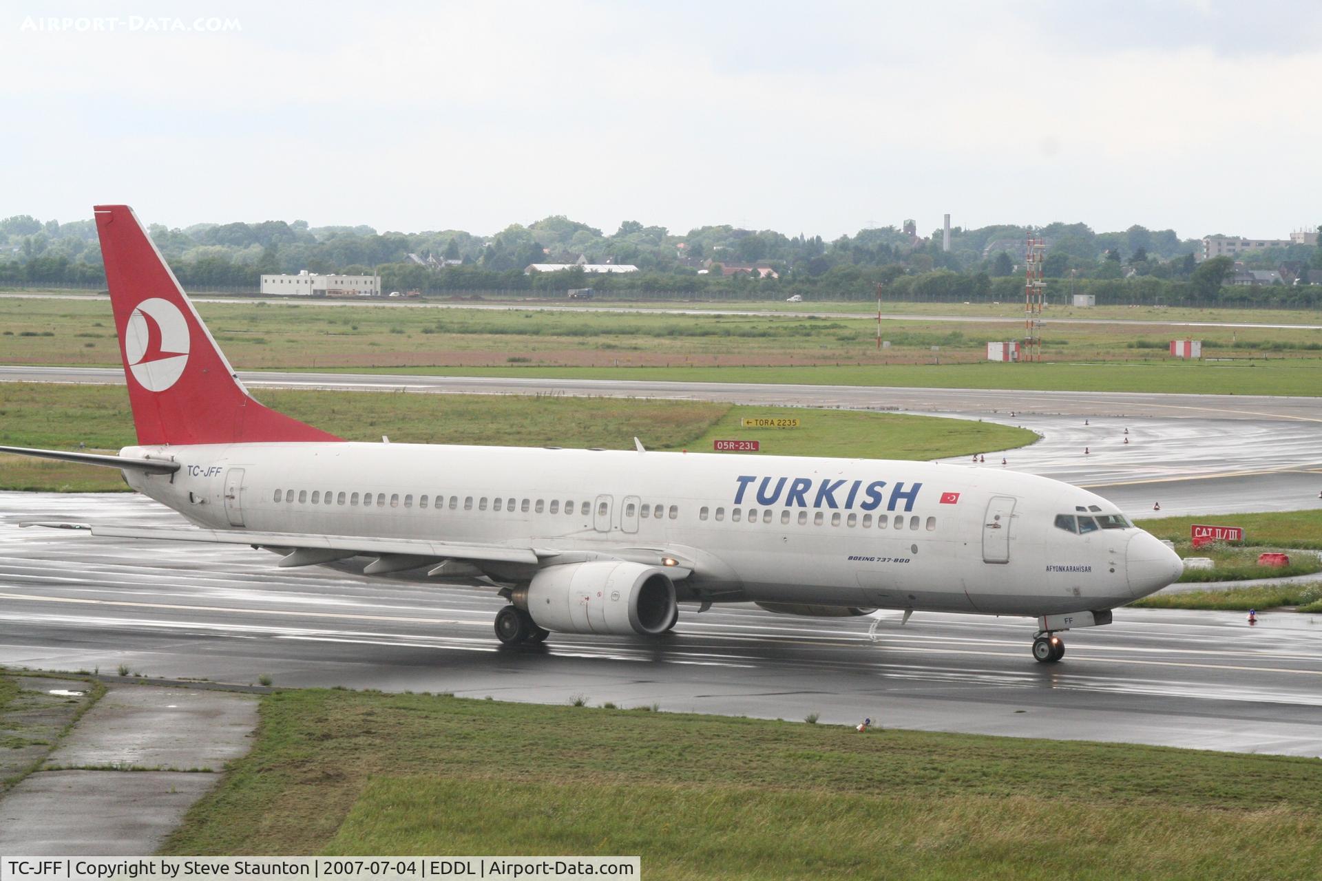 TC-JFF, 1998 Boeing 737-8F2 C/N 29768, Taken at Dusseldorf July 2007
