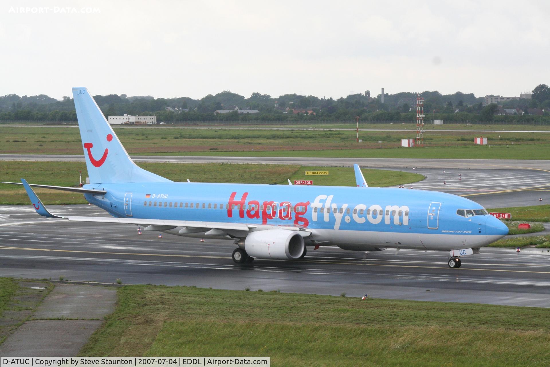 D-ATUC, 2006 Boeing 737-8K5 C/N 34684, Taken at Dusseldorf July 2007