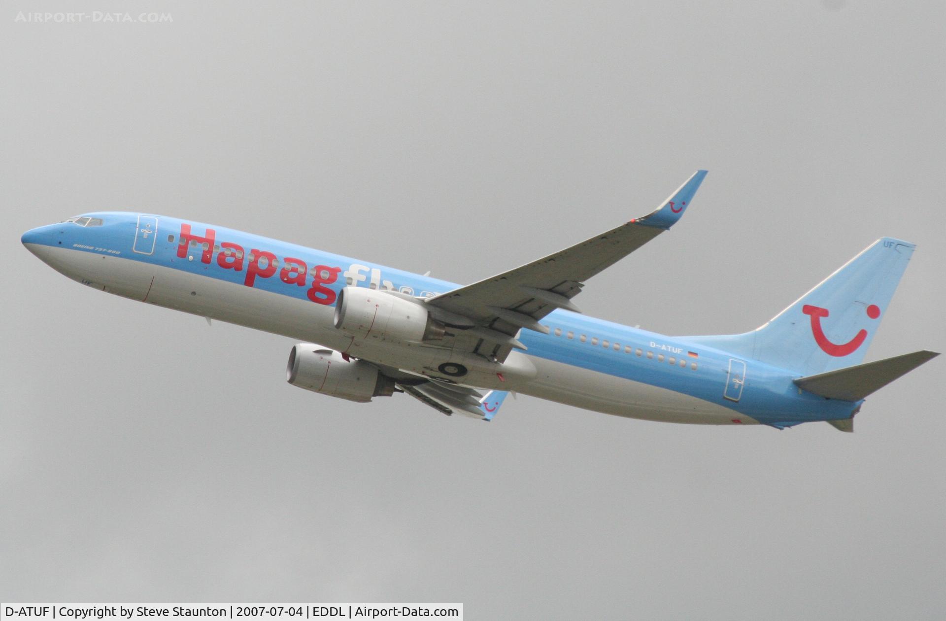 D-ATUF, 2006 Boeing 737-8K5 C/N 34687, Taken at Dusseldorf July 2007
