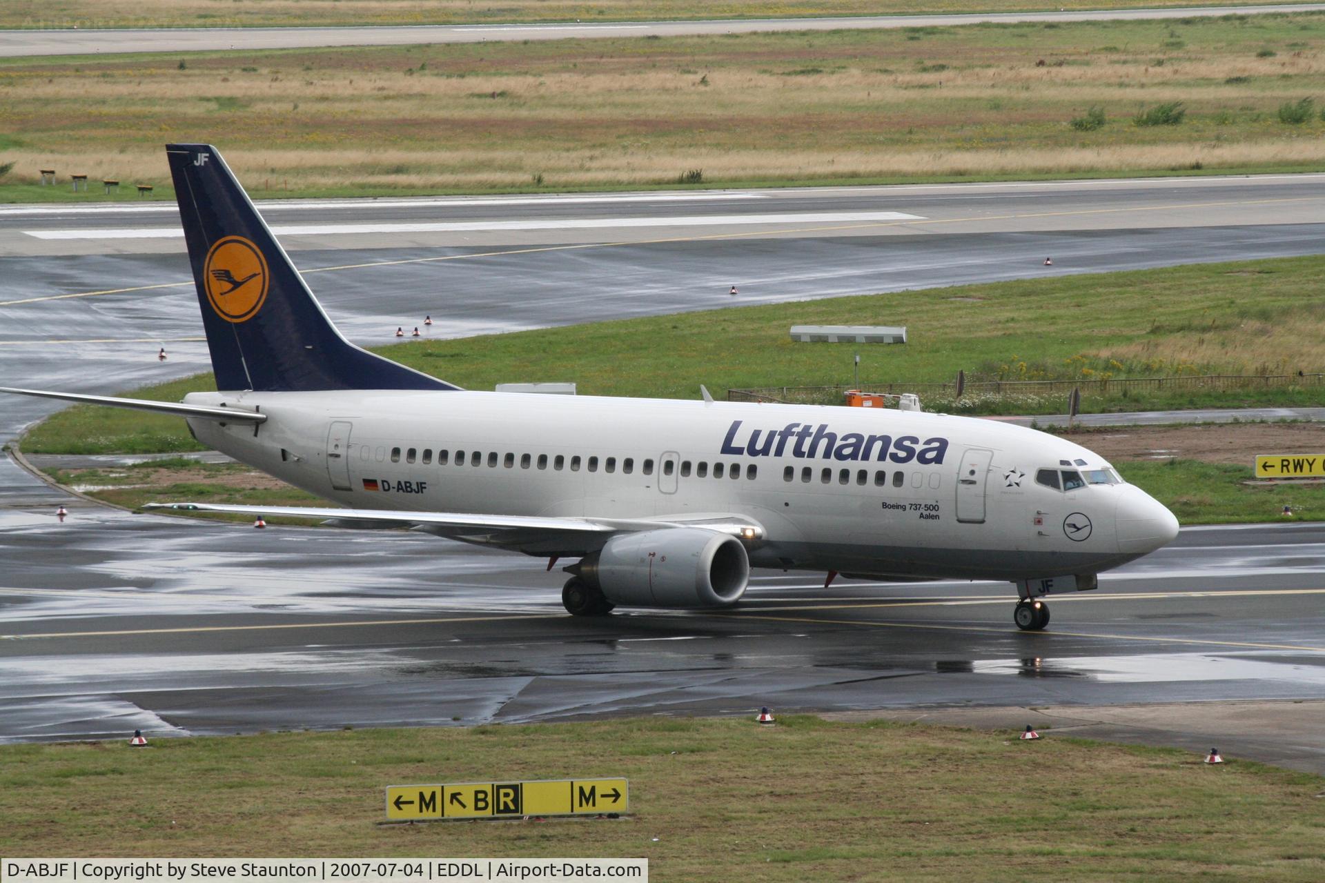 D-ABJF, 1991 Boeing 737-530 C/N 25311, Taken at Dusseldorf July 2007