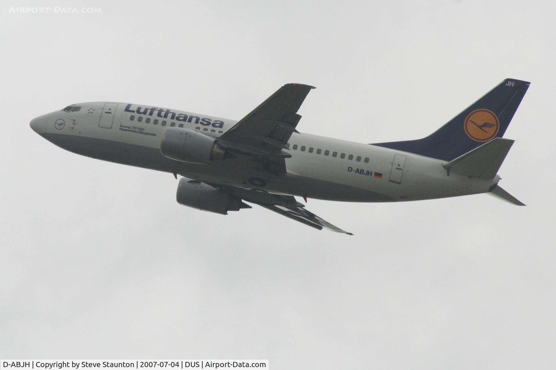 D-ABJH, 1991 Boeing 737-530 C/N 25357, Taken at Dusseldorf July 2007
