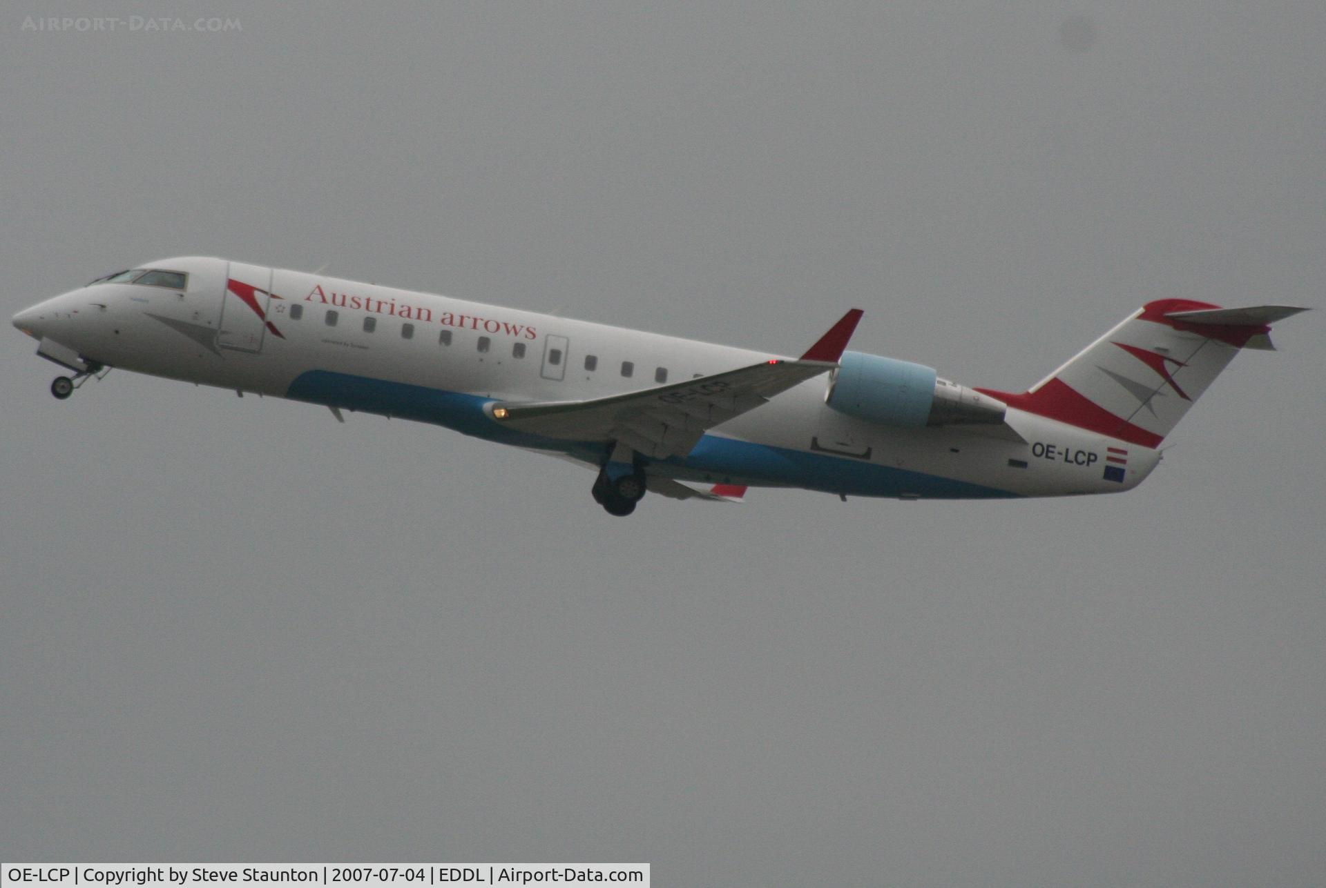 OE-LCP, 2001 Canadair CRJ-200LR (CL-600-2B19) C/N 7480, Taken at Dusseldorf July 2007