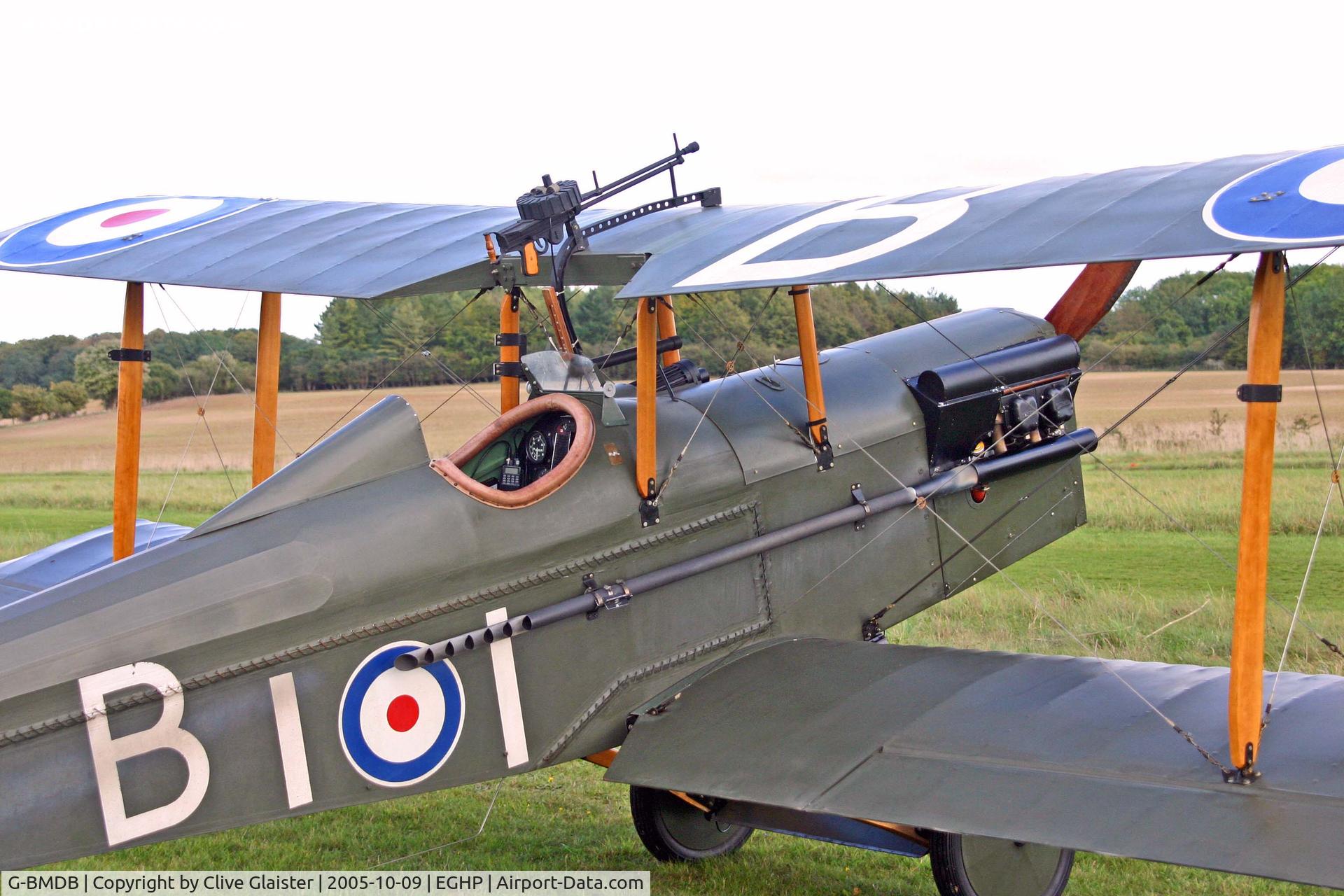 G-BMDB, 1988 Royal Aircraft Factory SE-5A Replica C/N PFA 020-10931, Colour scheme of the ROYAL AIR FORCE - Serial No:F235