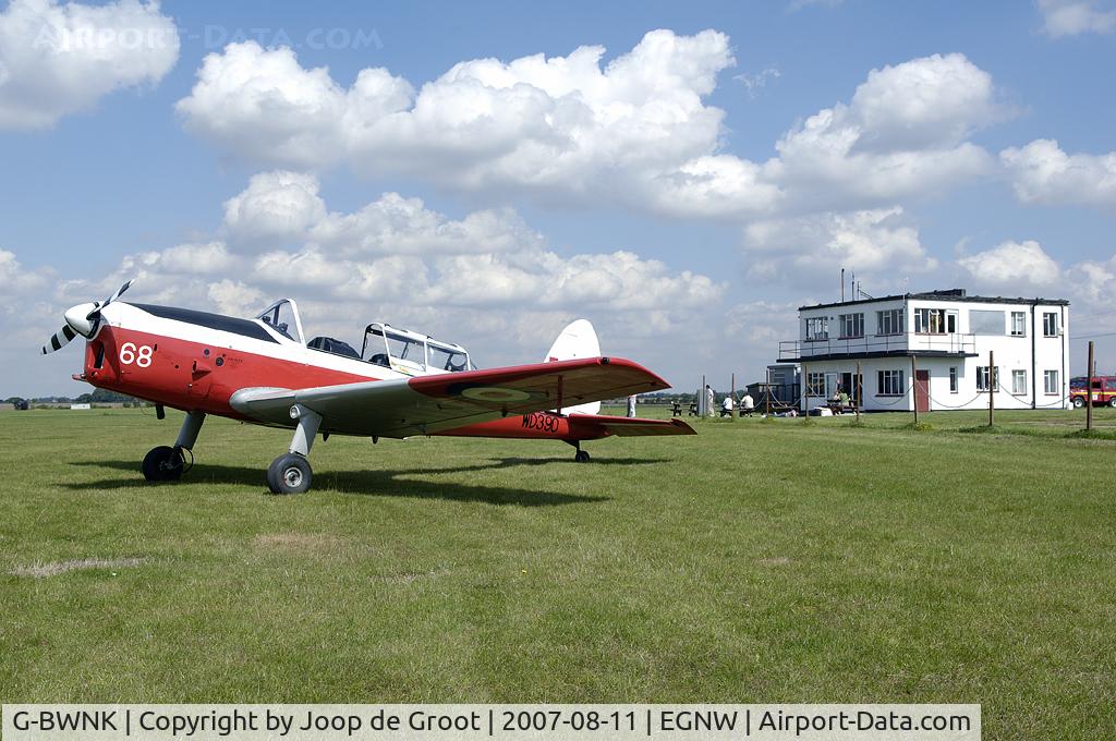 G-BWNK, 1951 De Havilland DHC-1 Chipmunk T.10 C/N C1/0317, Former WD390 on the Wickenby flightline