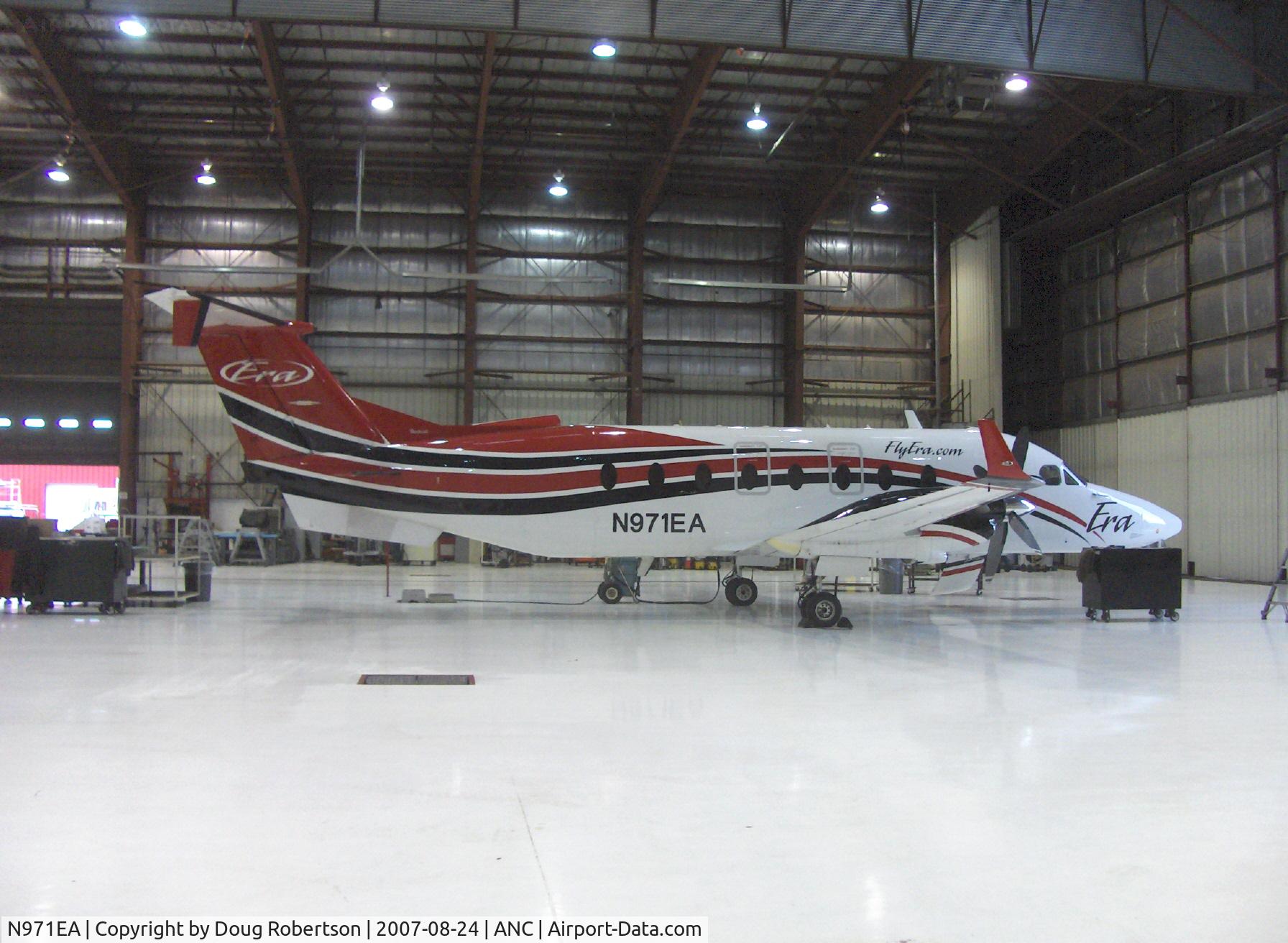 N971EA, 1999 Raytheon Aircraft Company 1900D C/N UE-387, 1999 Raytheon Beech 1900D Regional transport, two P&W-C PT6A-67D turboprops each flat rated at 1,279 shp, of ERA Aviation