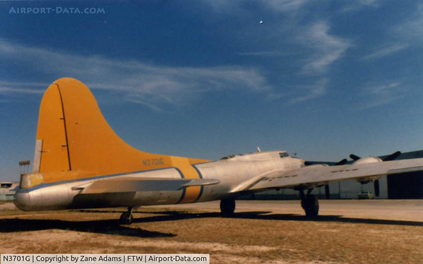 N3701G, 1944 Boeing B-17G Flying Fortress C/N 44-8543A, 1979, before restoration began.