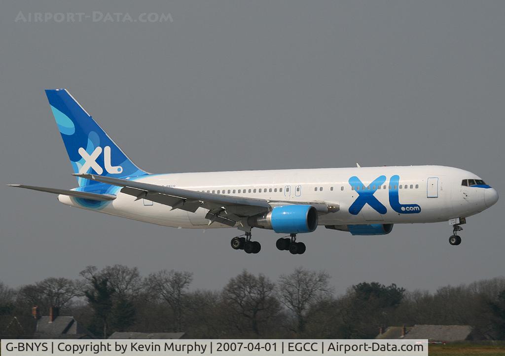 G-BNYS, 1988 Boeing 767-204 C/N 24013, XL 767