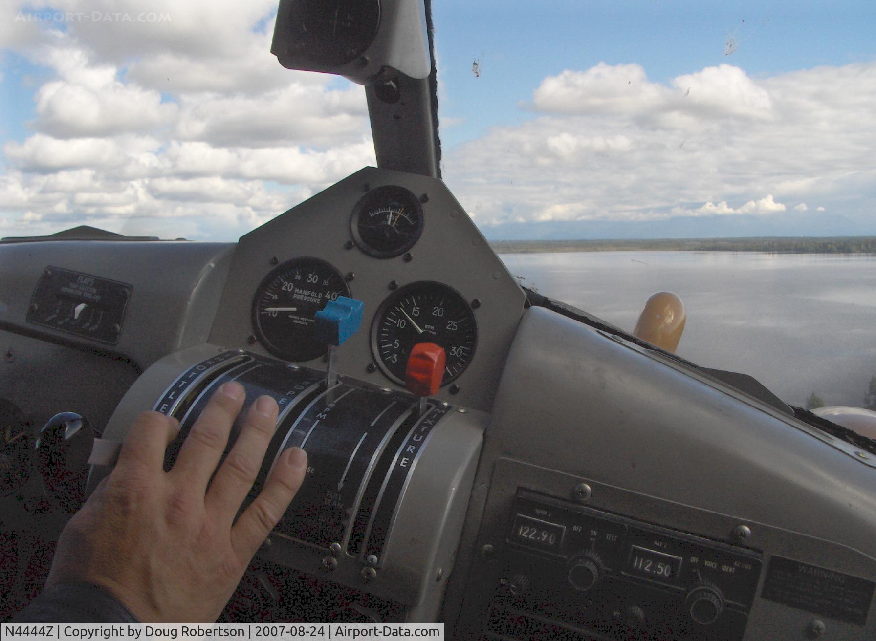 N4444Z, 1958 De Havilland Canada Beaver DHC-2 Mk1 C/N 1307, 1958 DeHavilland BEAVER DHC-2 MK.1, P&W R-985 450 Hp, settings for another lake landing