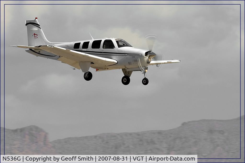 N536G, Raytheon Aircraft Company G36 C/N E-3707, Raytheon Aircraft Company G36