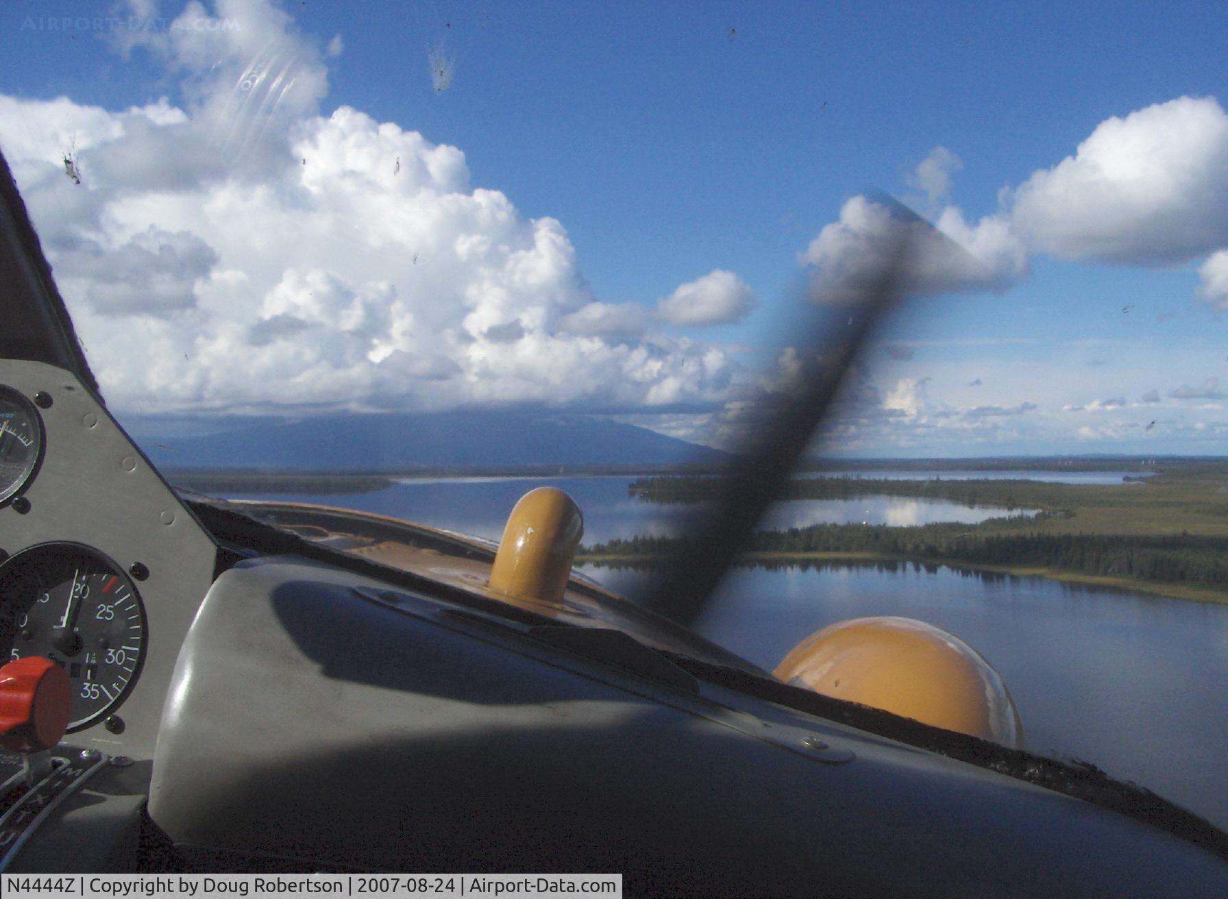 N4444Z, 1958 De Havilland Canada Beaver DHC-2 Mk1 C/N 1307, 1958 DeHavilland BEAVER DHC-2 MK.1, P&W R-985 450 Hp, commencing right turn & bank for another landing