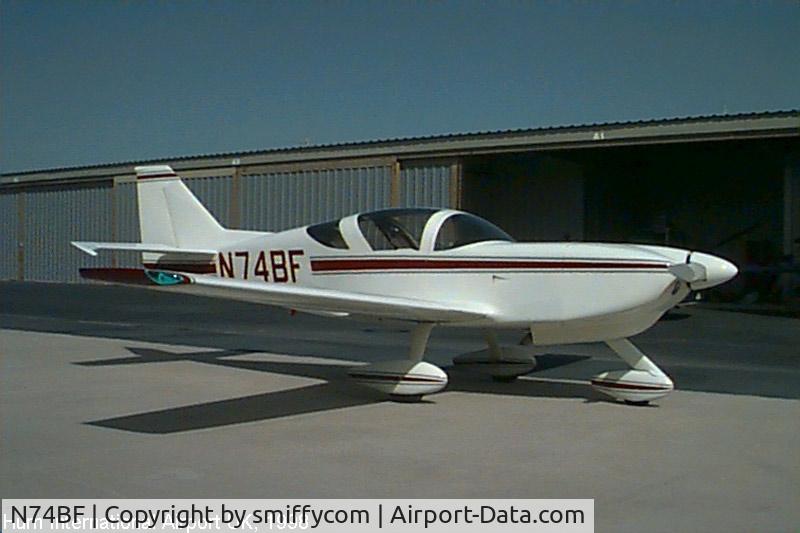 N74BF, 1995 Stoddard-Hamilton  C/N 2274, Taken immediately before a flight to Jersey (UK)