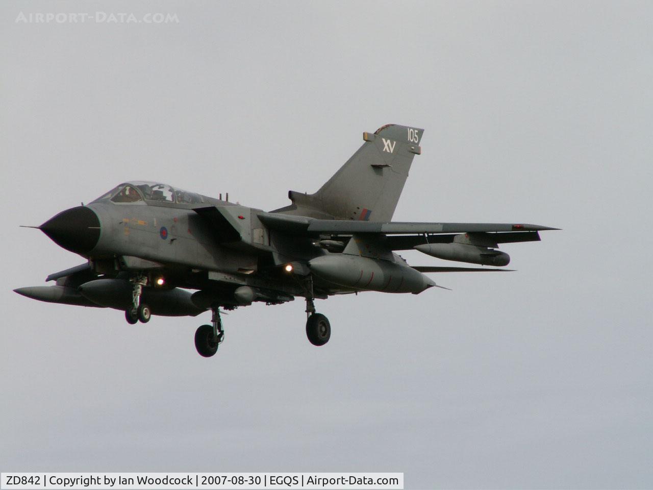 ZD842, 1985 Panavia Tornado GR.4 C/N 423/BT044/3193, BAe Panavia Tornado GR.4T/Royal Air Force/RAF Lossiemouth