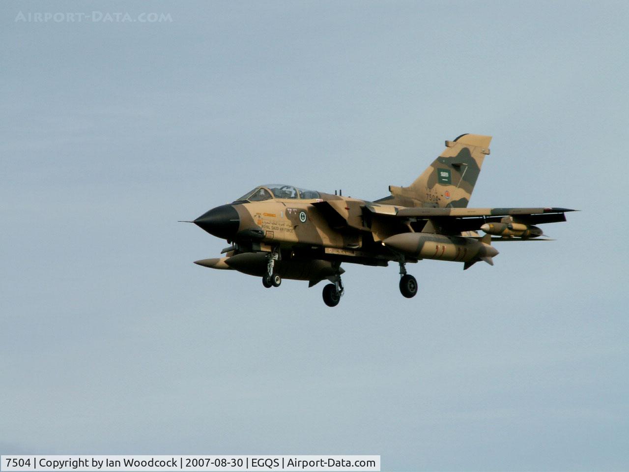 7504, Panavia Tornado IDS C/N 946/CS041/3487, BAe Panavia Tornado IDS/Royal Saudi AF/RAF Lossiemouth