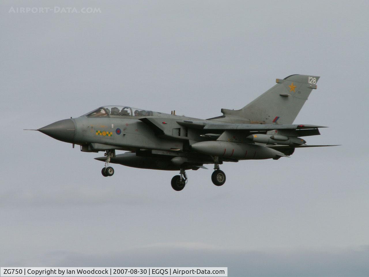 ZG750, 1991 Panavia Tornado GR.4 C/N 862/BT051/3420, BAe Panavia Tornado GR.4T/Royal Air Force/RAF Lossiemouth