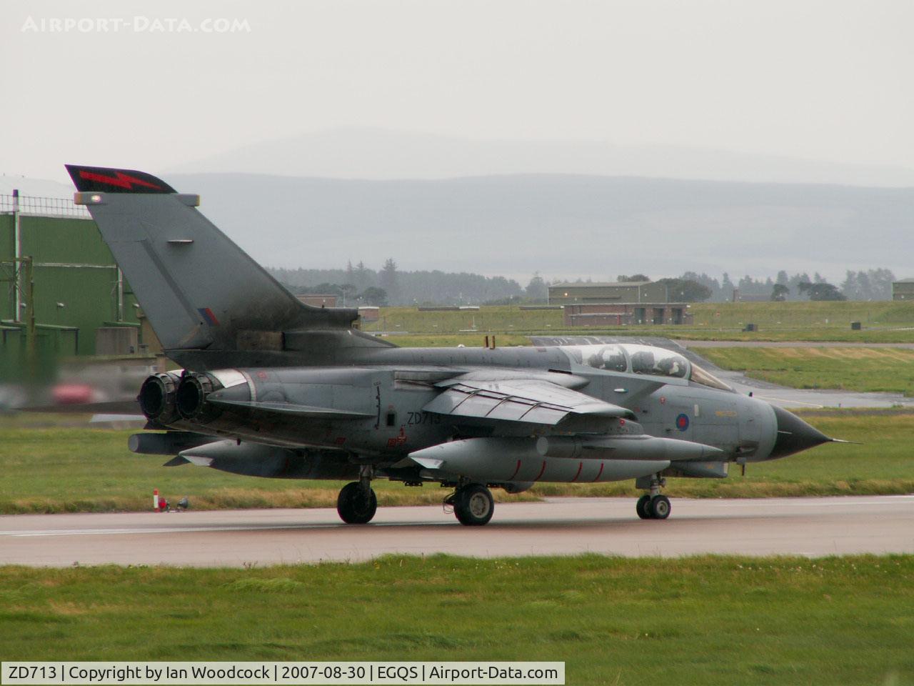 ZD713, 1984 Panavia Tornado GR.4 C/N 334/BT039/3154, BAe Panavia Tornado GR.4T/Royal Air Force/RAF Lossiemouth