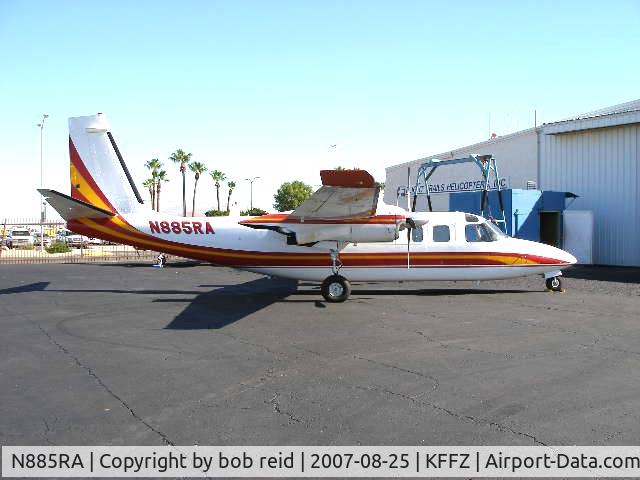 N885RA, 1972 Aero Commander 690 C/N 11012, At Flight Trails in Mesa AZ Aug 2007