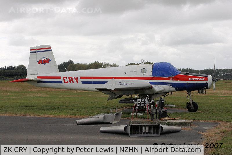 ZK-CRY, NZ Aerospace FU24-954 C/N 268, Super Air Ltd., Hamilton