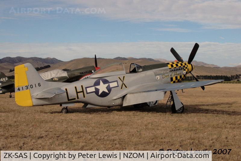 ZK-SAS, North American P-51D Mustang C/N 111-36299, JetFlights Wanaka Ltd.