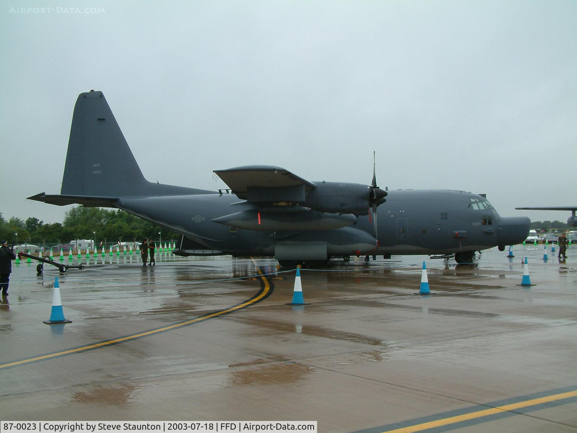 87-0023, 1986 Lockheed MC-130H Combat Talon II C/N 382-5091, Royal International Air Tattoo 2003