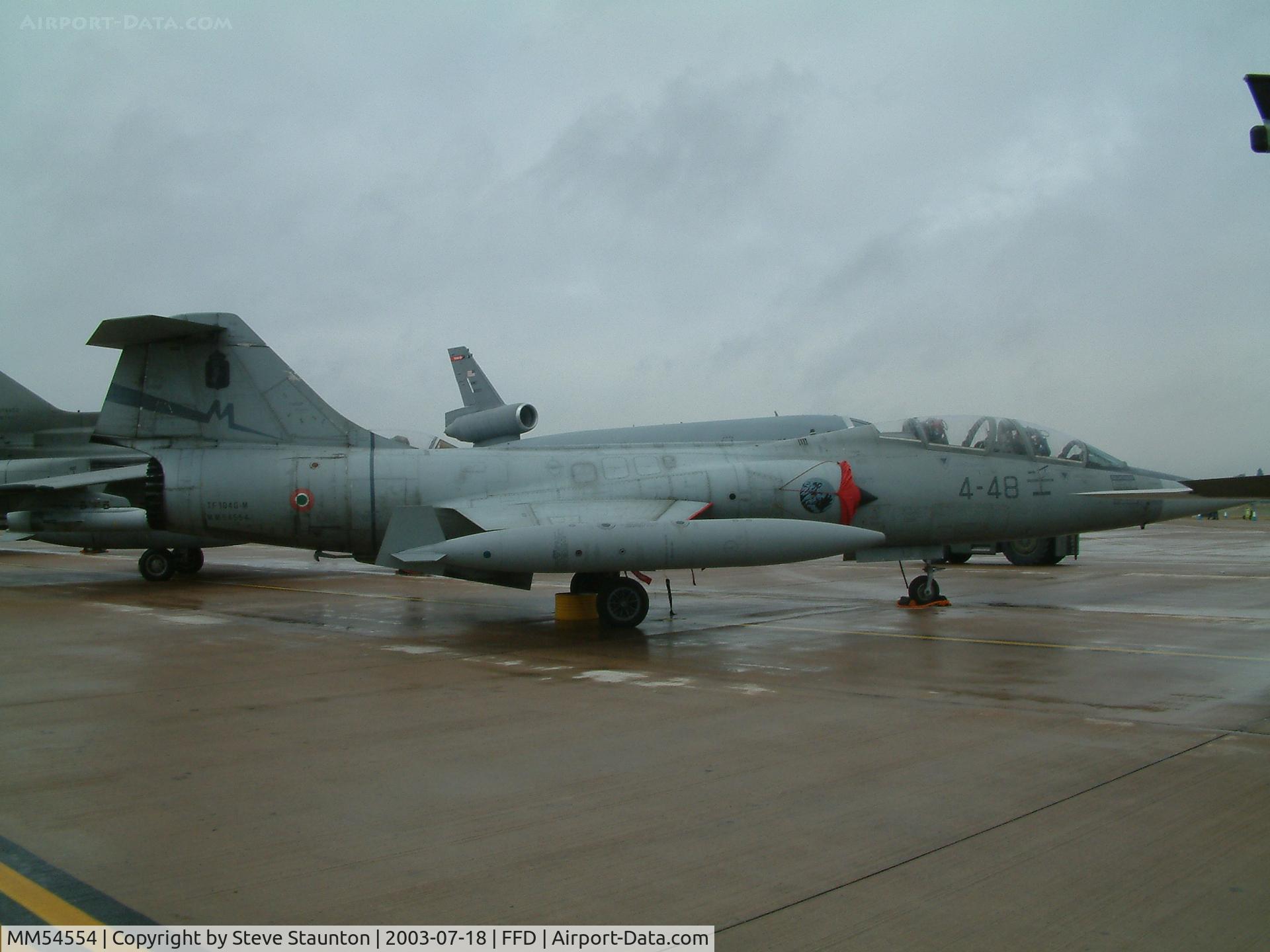 MM54554, 1961 Lockheed TF-104G Starfighter C/N 583D-5738, Royal International Air Tattoo 2003