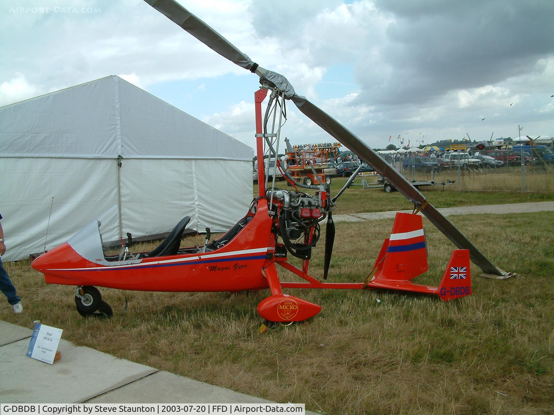 G-DBDB, 2001 VPM M-16 Tandem Trainer C/N PFA G/12-1239, Royal International Air Tattoo 2003
