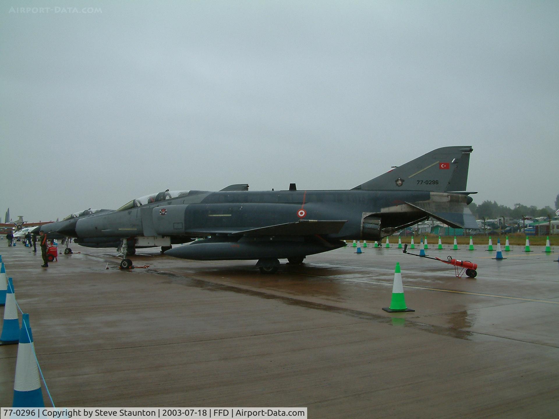 77-0296, 1977 McDonnell Douglas F-4E-65-MC (2020) Phantom C/N 5009, Royal International Air Tattoo 2003