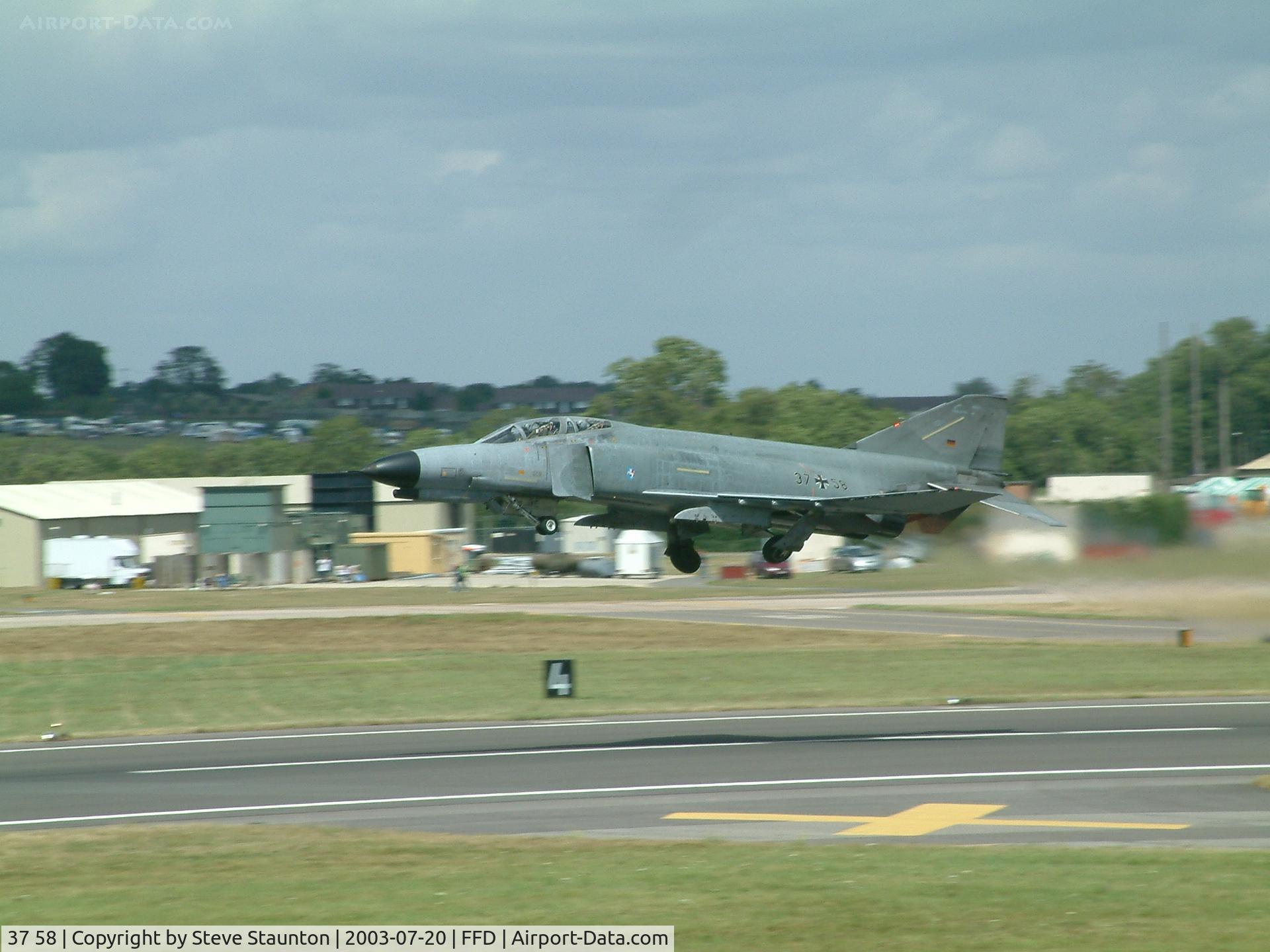 37 58, 1972 McDonnell Douglas F-4F Phantom II C/N 4490, Royal International Air Tattoo 2003