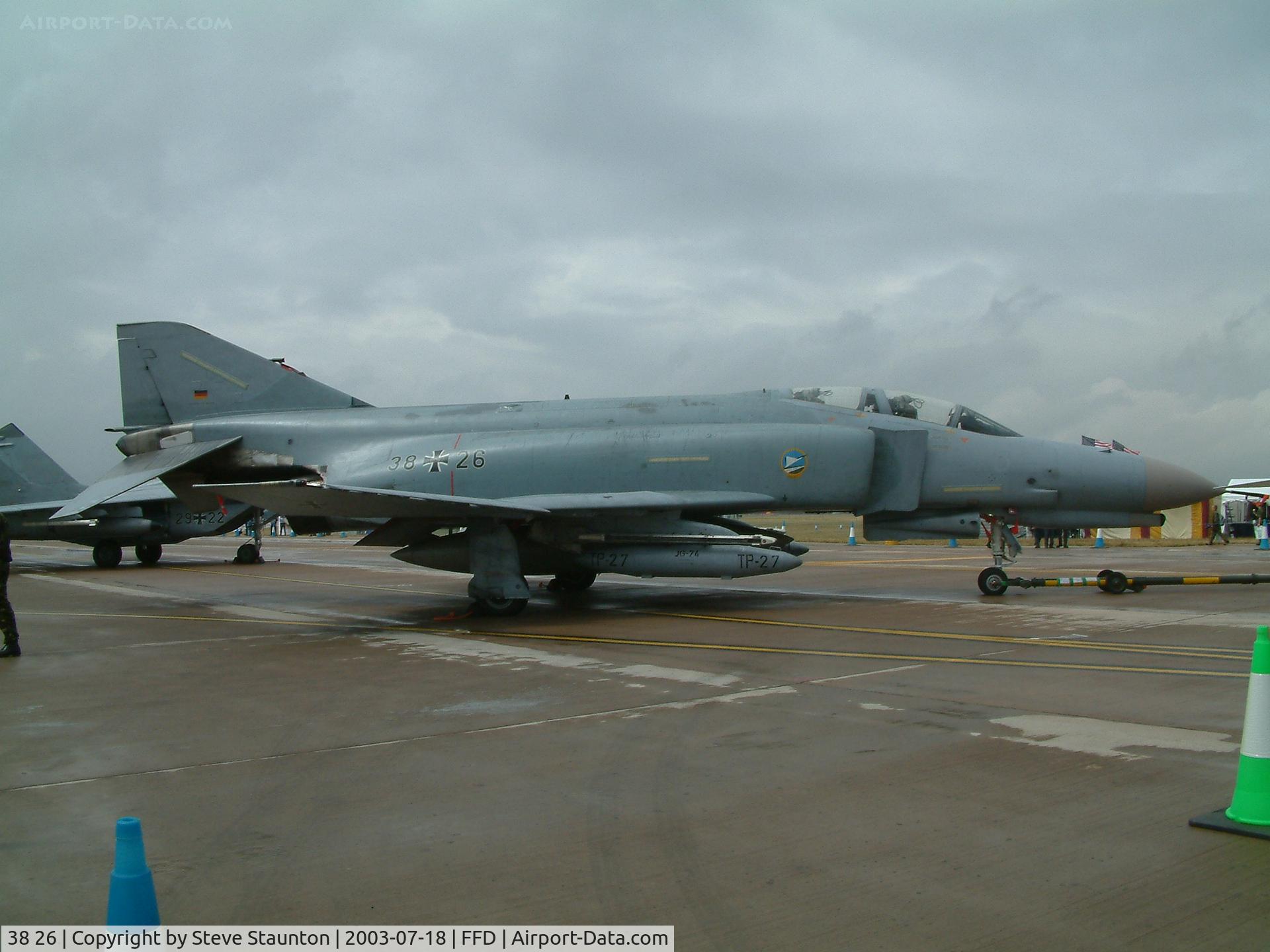 38 26, 1972 McDonnell Douglas F-4F Phantom II C/N 4681, Royal International Air Tattoo 2003