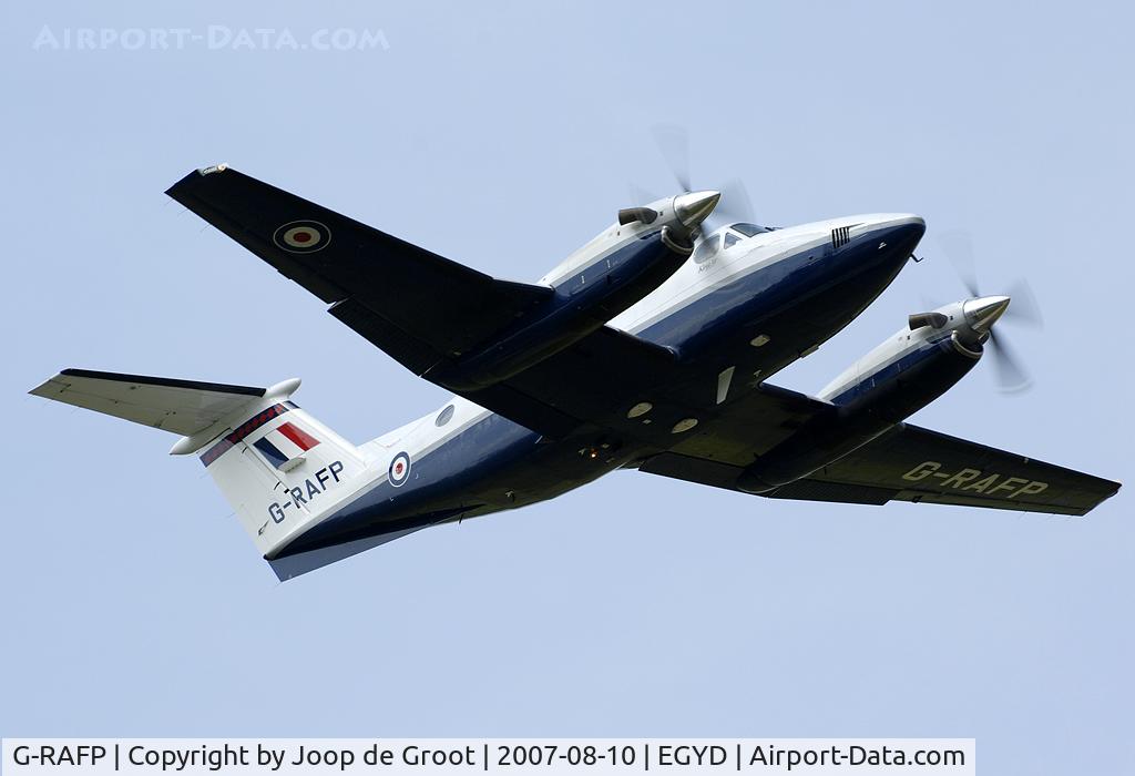 G-RAFP, 2003 Raytheon B200 King Air C/N BB-1837, 45R Sq uses some leased King Airs for multi engine training