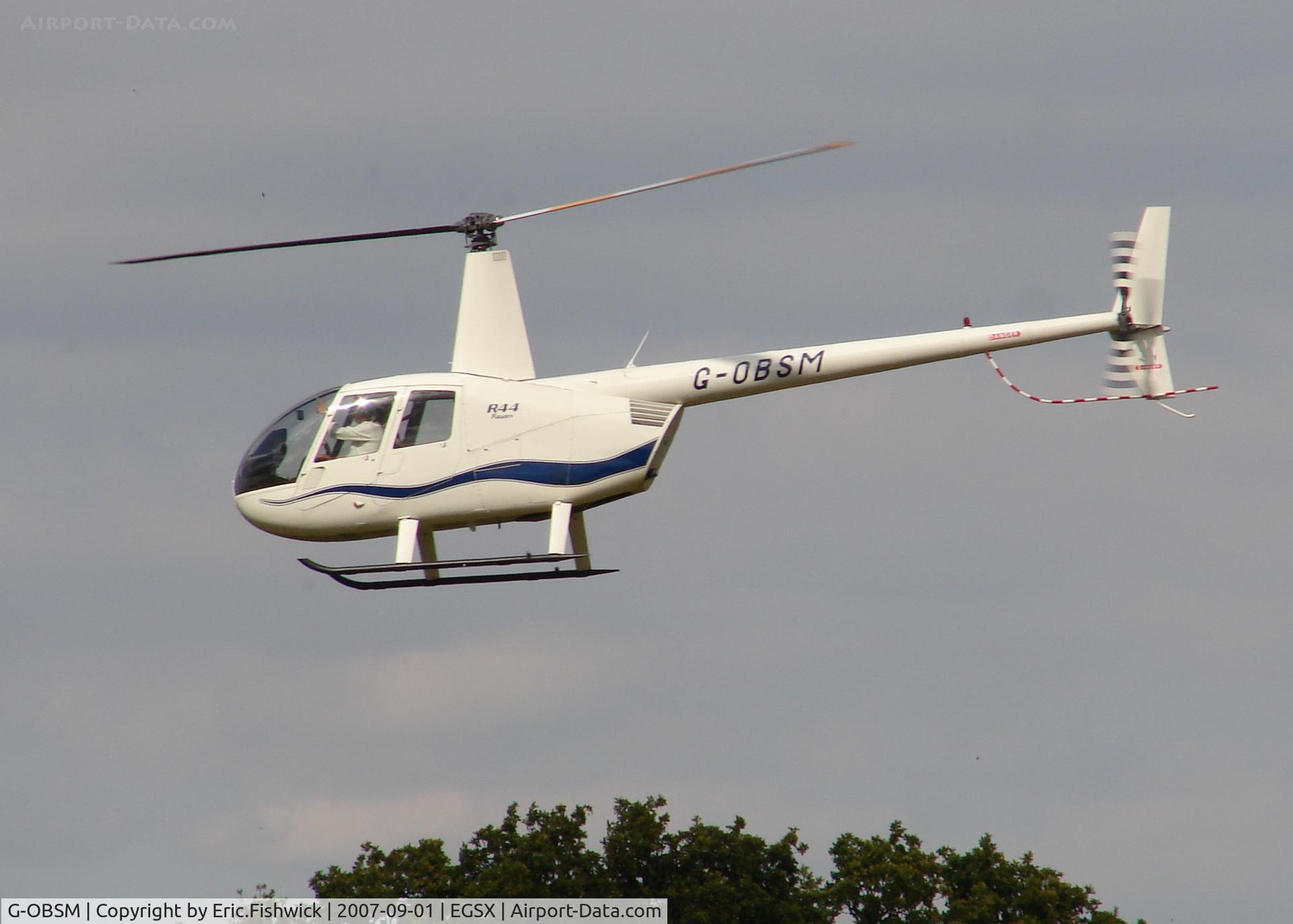 G-OBSM, 2001 Robinson R44 Raven C/N 1030, 4. G-OBSM at North Weald