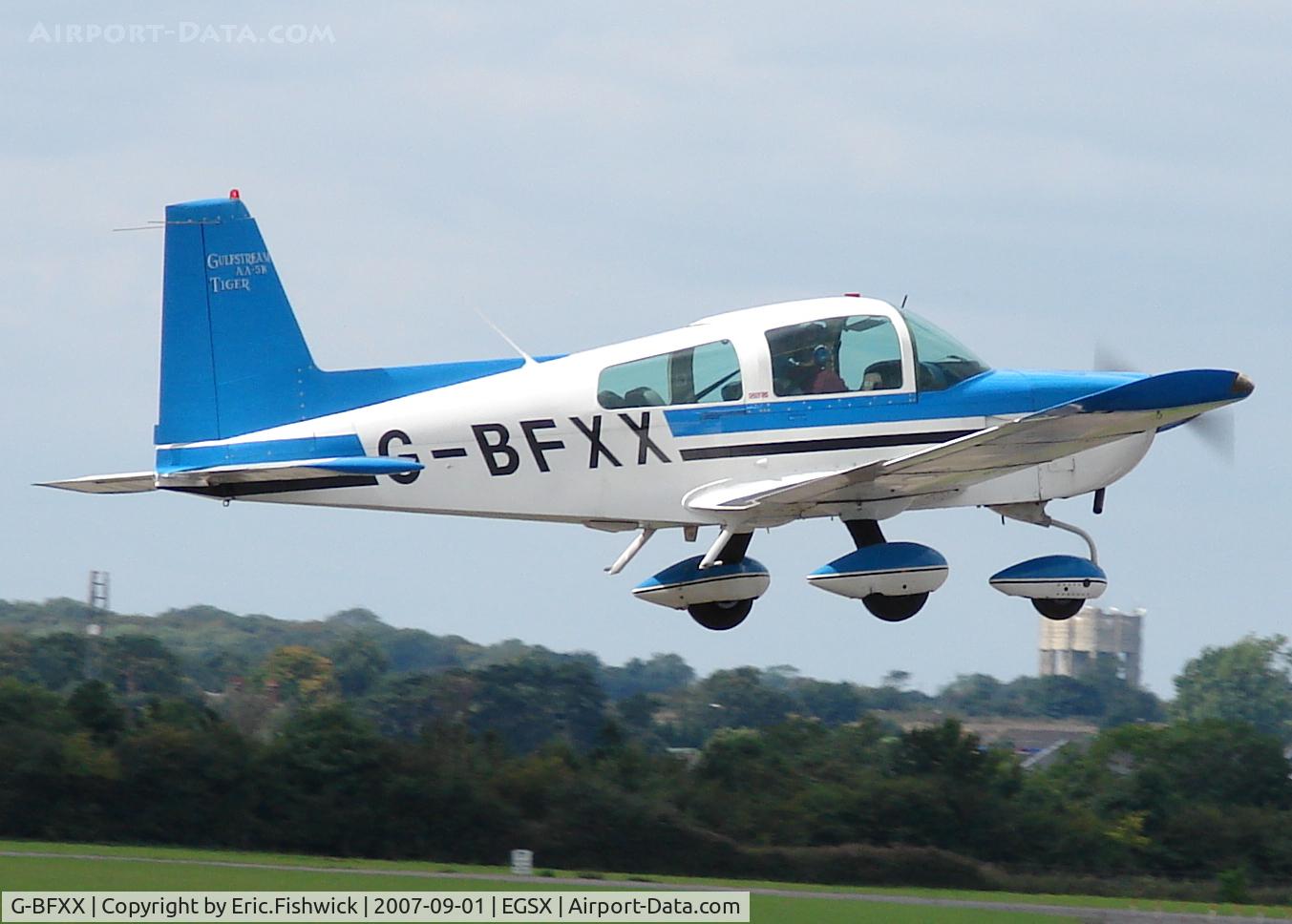 G-BFXX, 1978 Gulfstream American AA-5B Tiger C/N AA5B-0917, 4. G-BFXX at North Weald