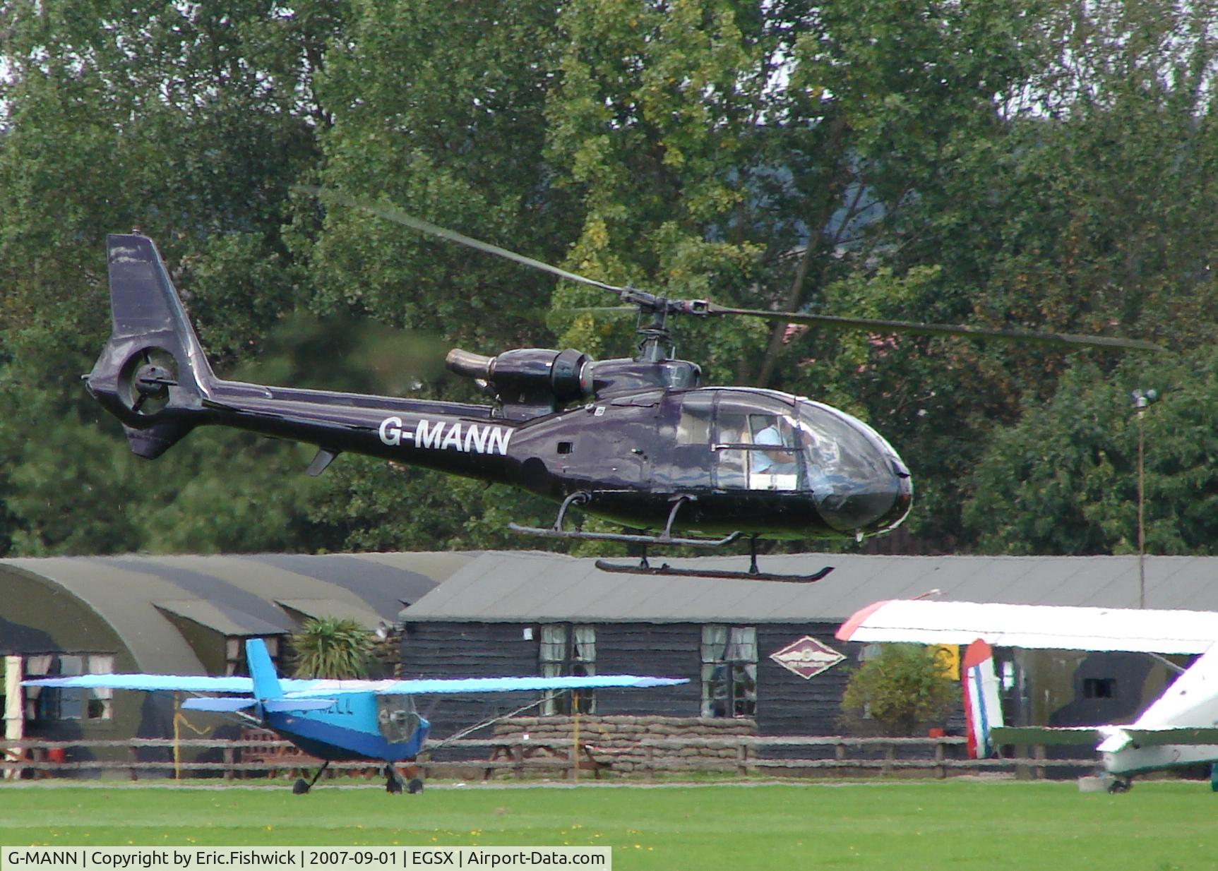 G-MANN, 1975 Aerospatiale SA-341G Gazelle C/N 1295, 2. G-MANN at North Weald