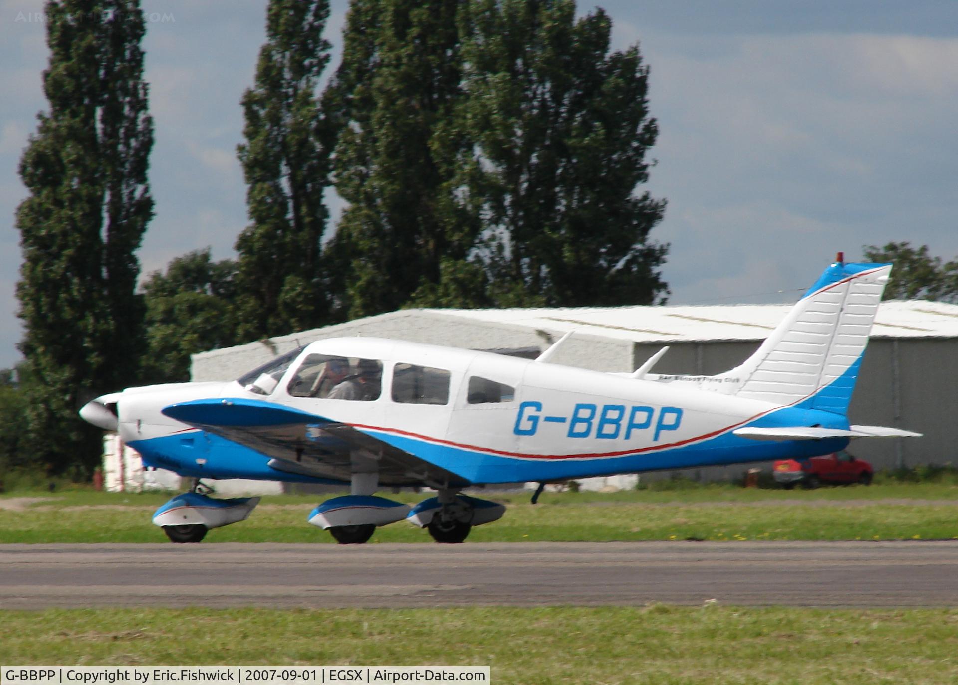 G-BBPP, 1973 Piper PA-28-180 Cherokee Archer C/N 28-7405007, 1. G-BBPP at North Weald